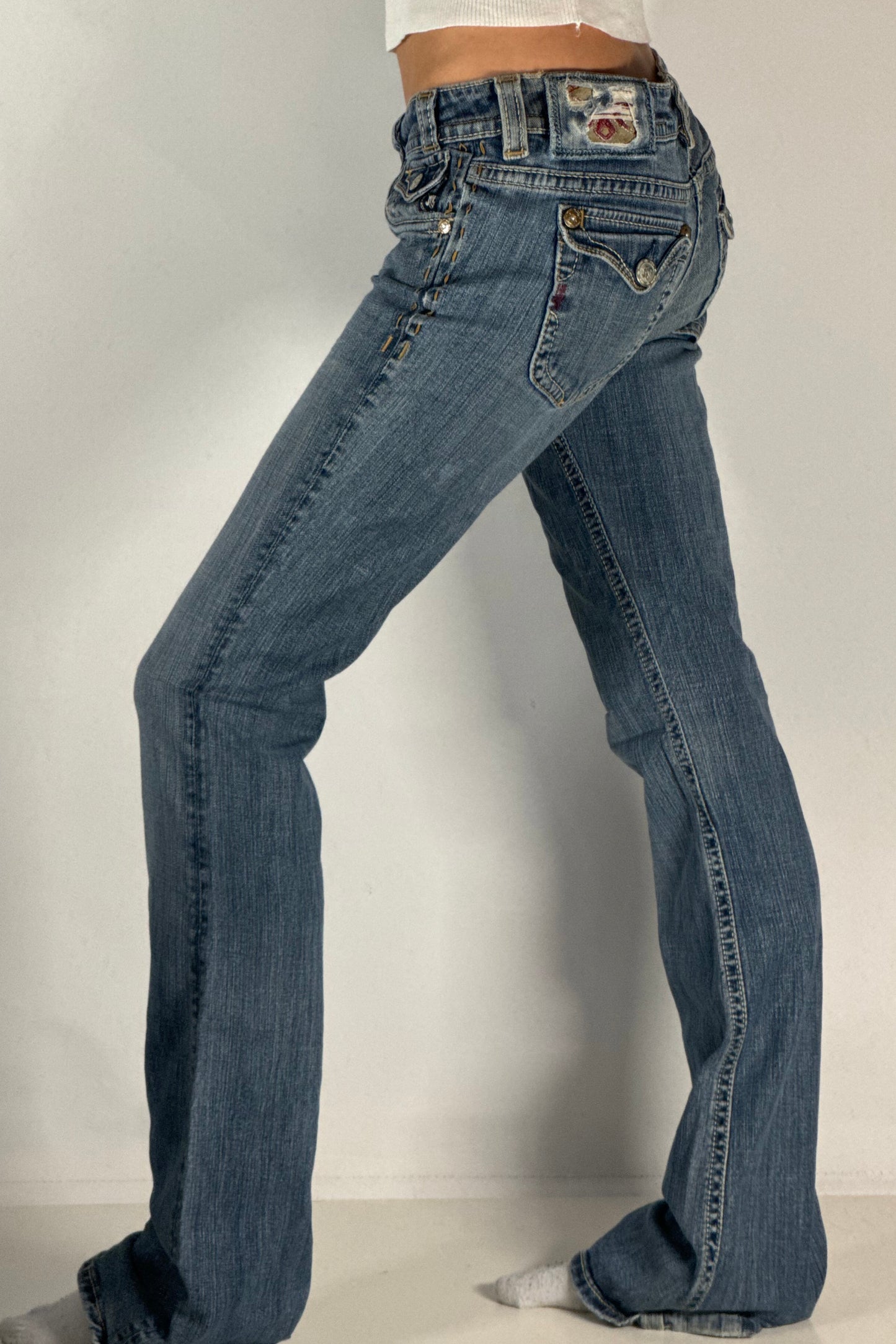 Lågmidjade jeans stl: XS/S