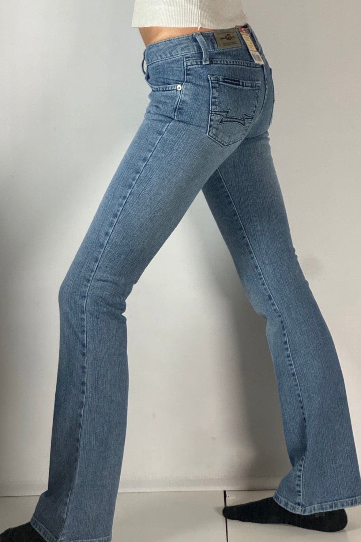 Lågmidjade jeans stl: XXS (W26/L32)