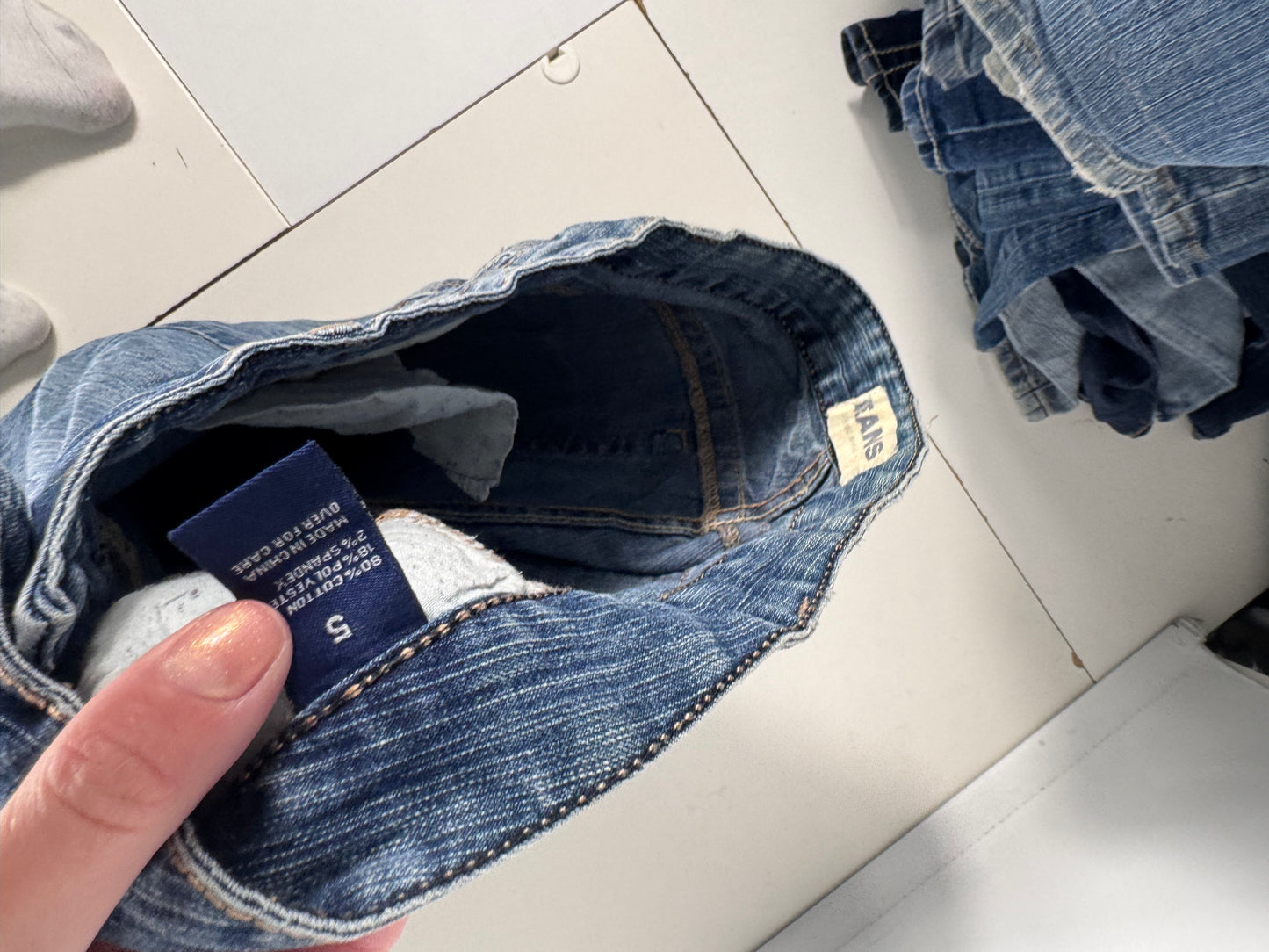 Lågmidjade jeans stl: XS