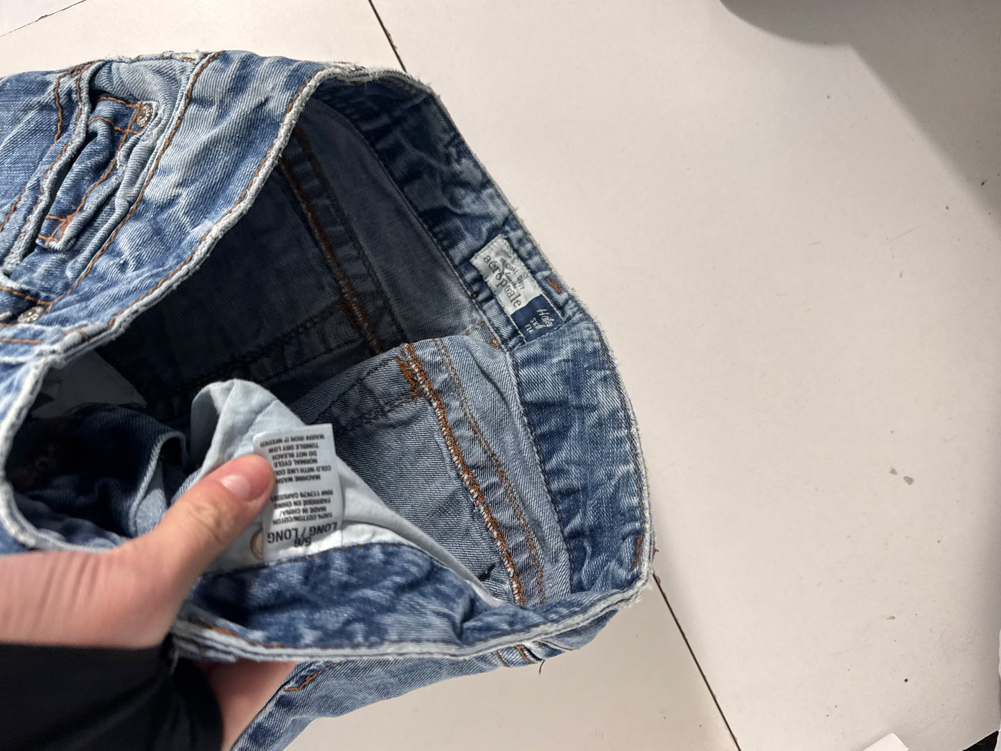 Lågmidjade jeans stl: S