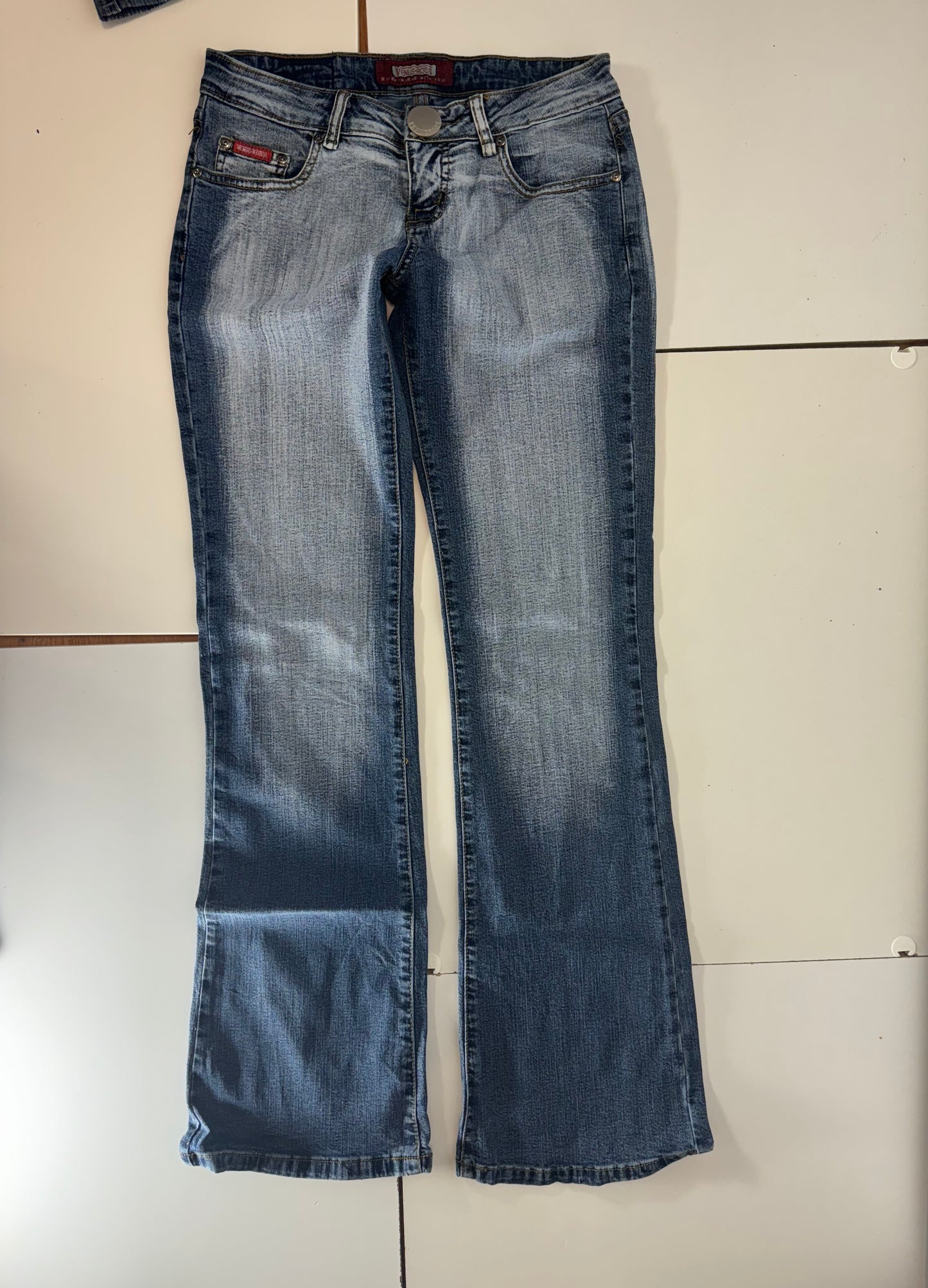 Lågmidjade jeans–stl: XS