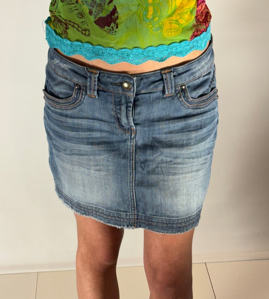 Jeans kjol–stl: S
