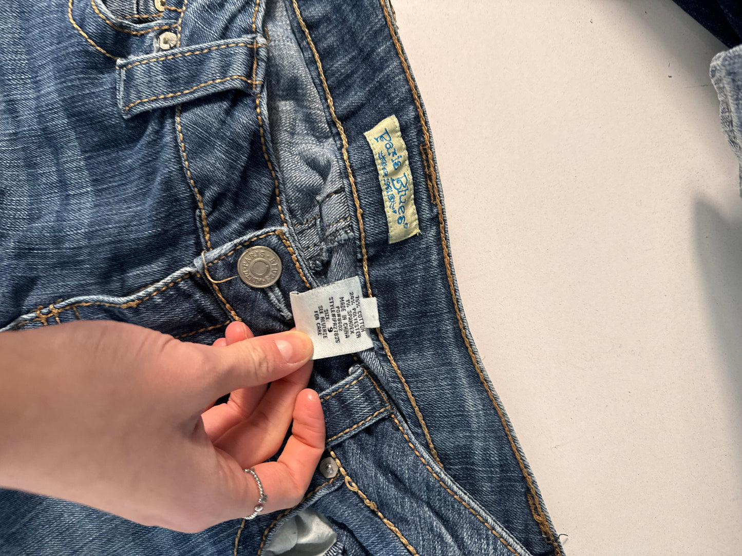 Lågmidjade jeans stl: S