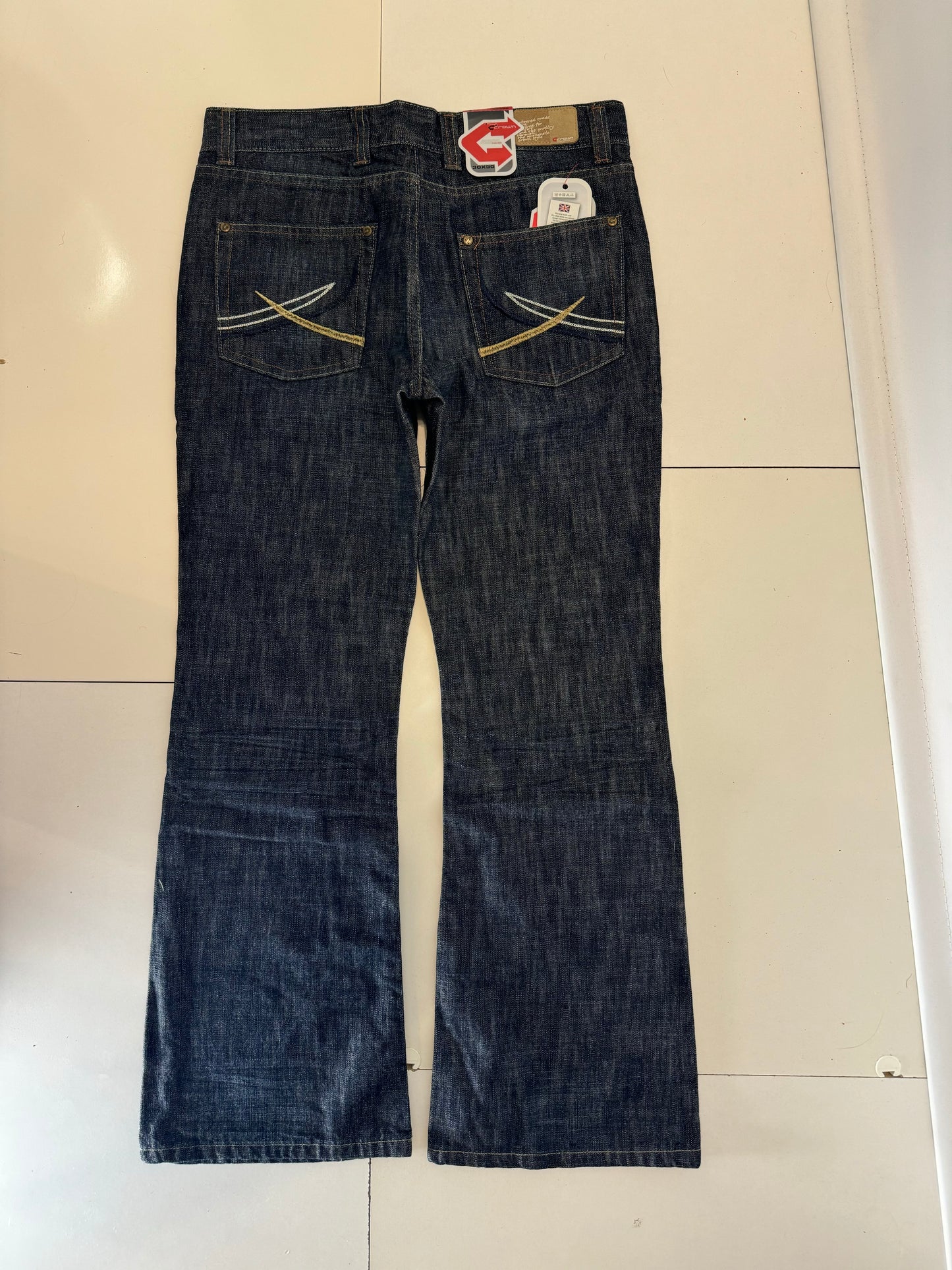 Utsvängda Jeans stl: S/M