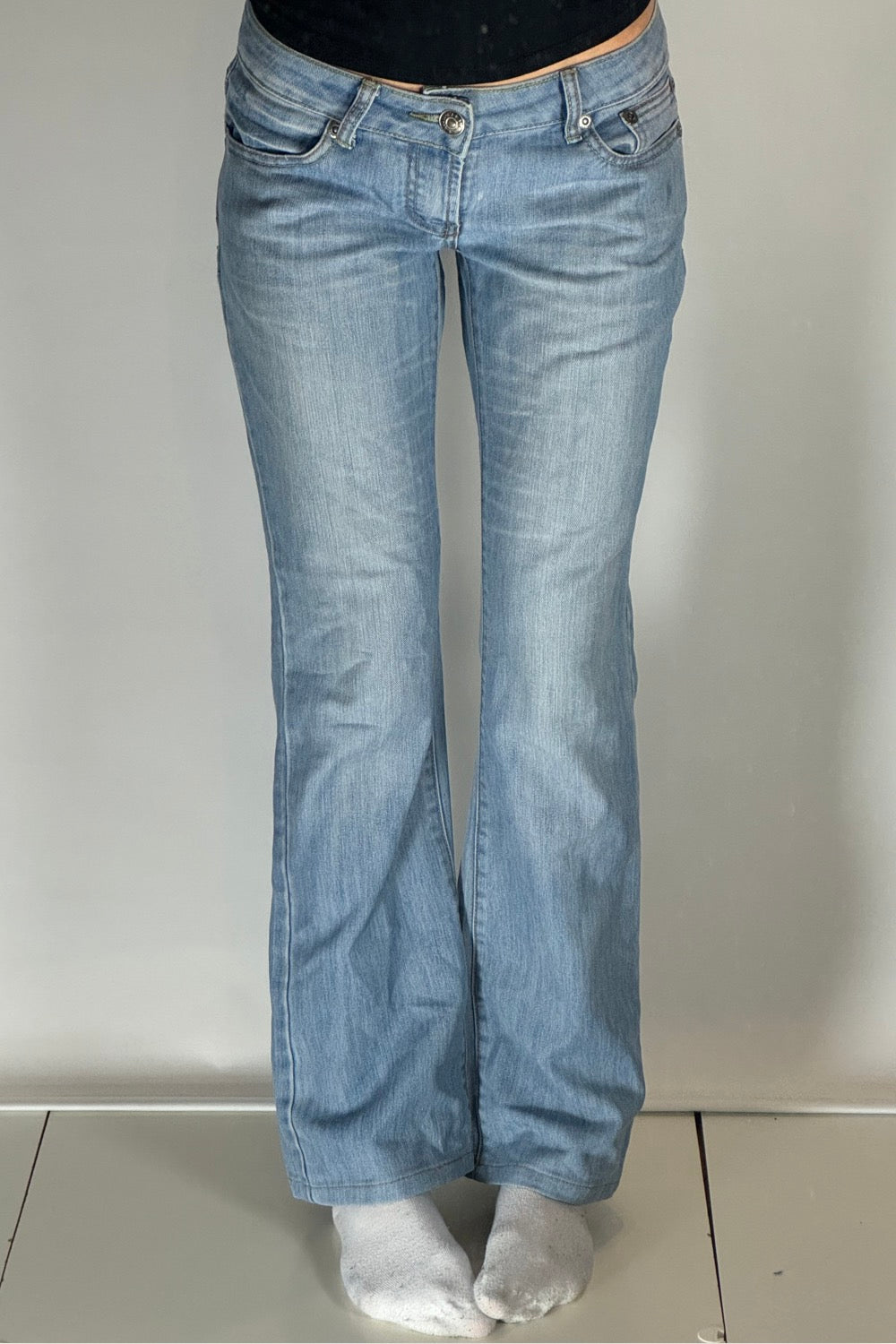 Lågmidjade jeans stl: S