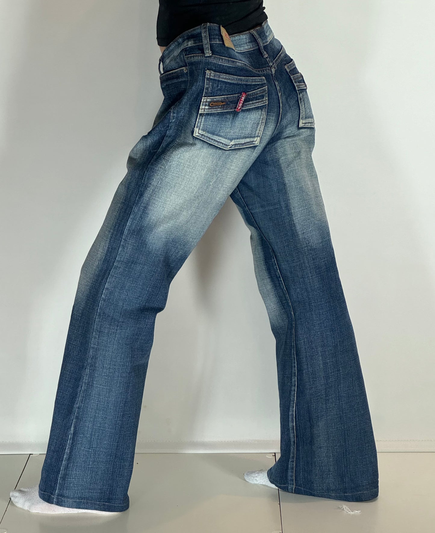 Lågmidjade jeans stl: L