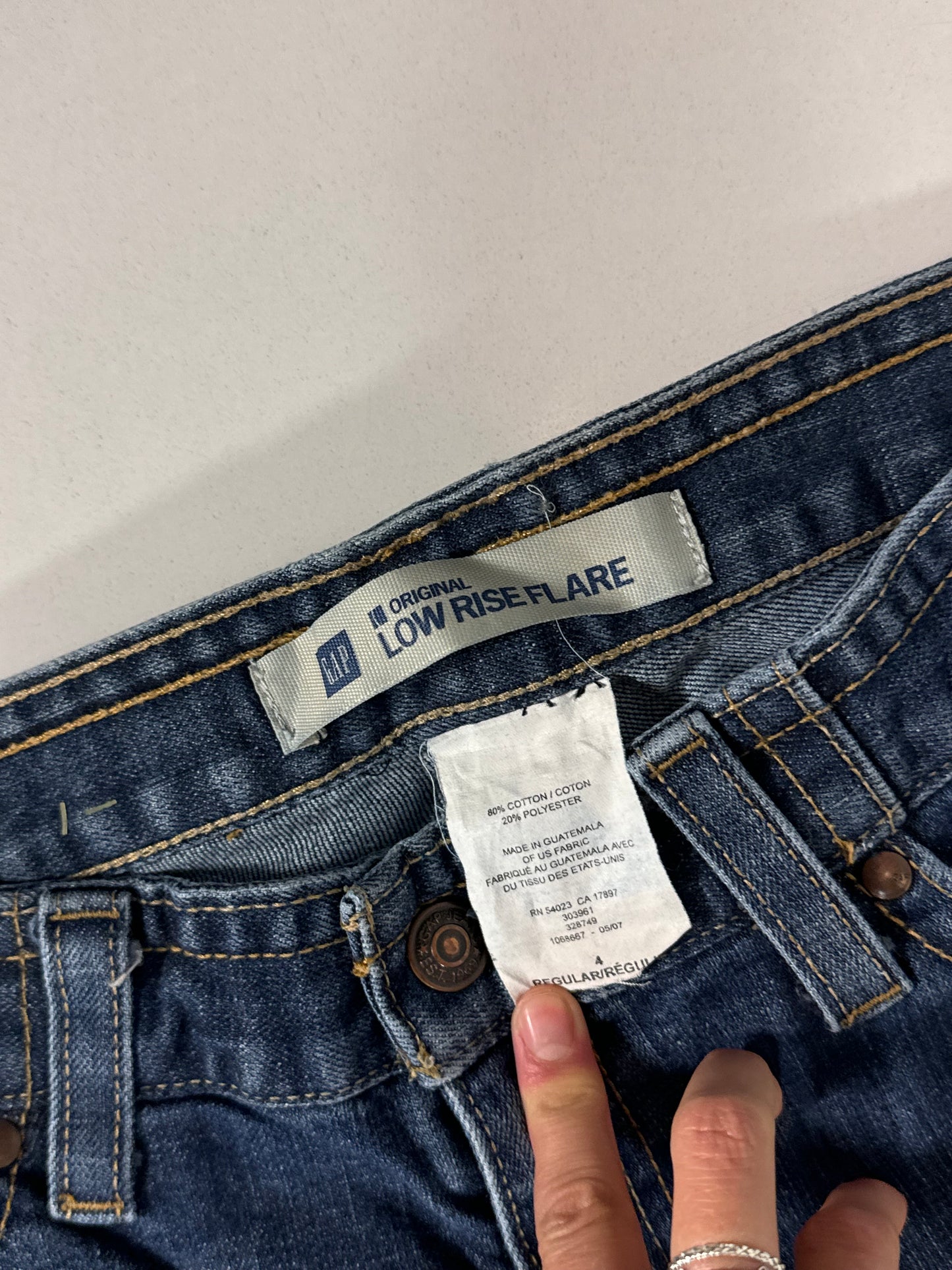 Lågmidjade jeans stl: S