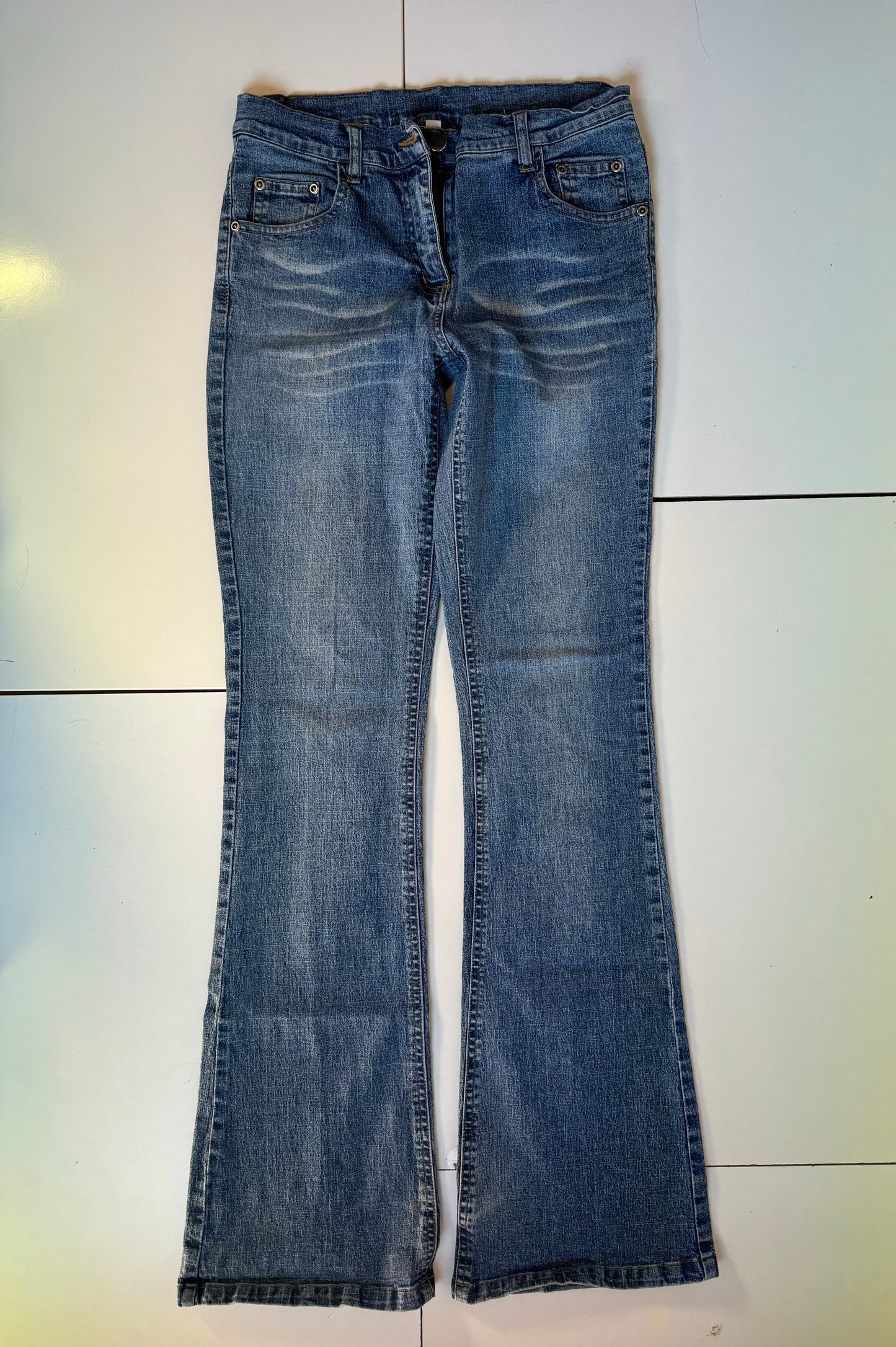 Lågmidjade jeans–stl: XS