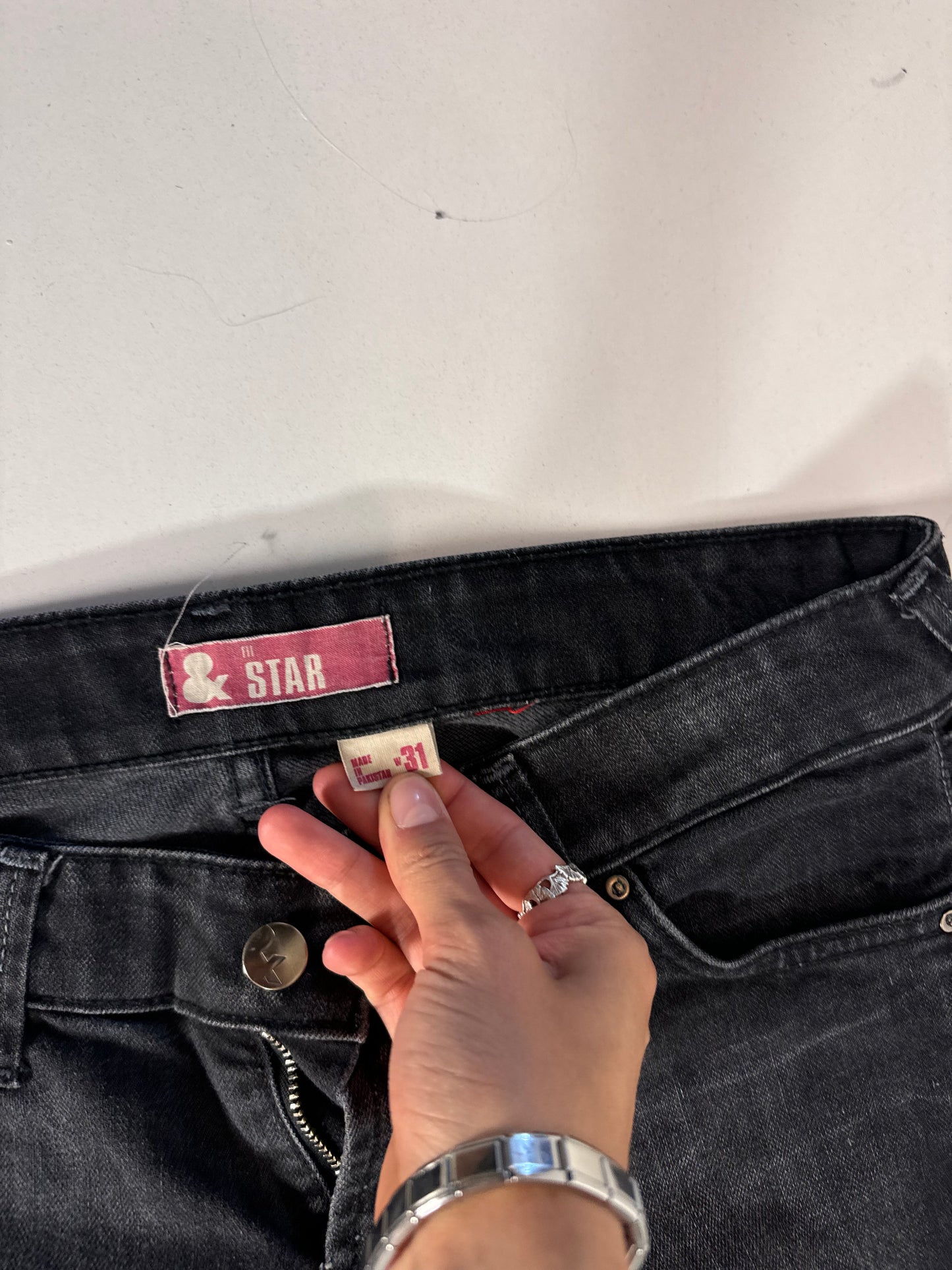 Lågmidjade jeans stl: S/M