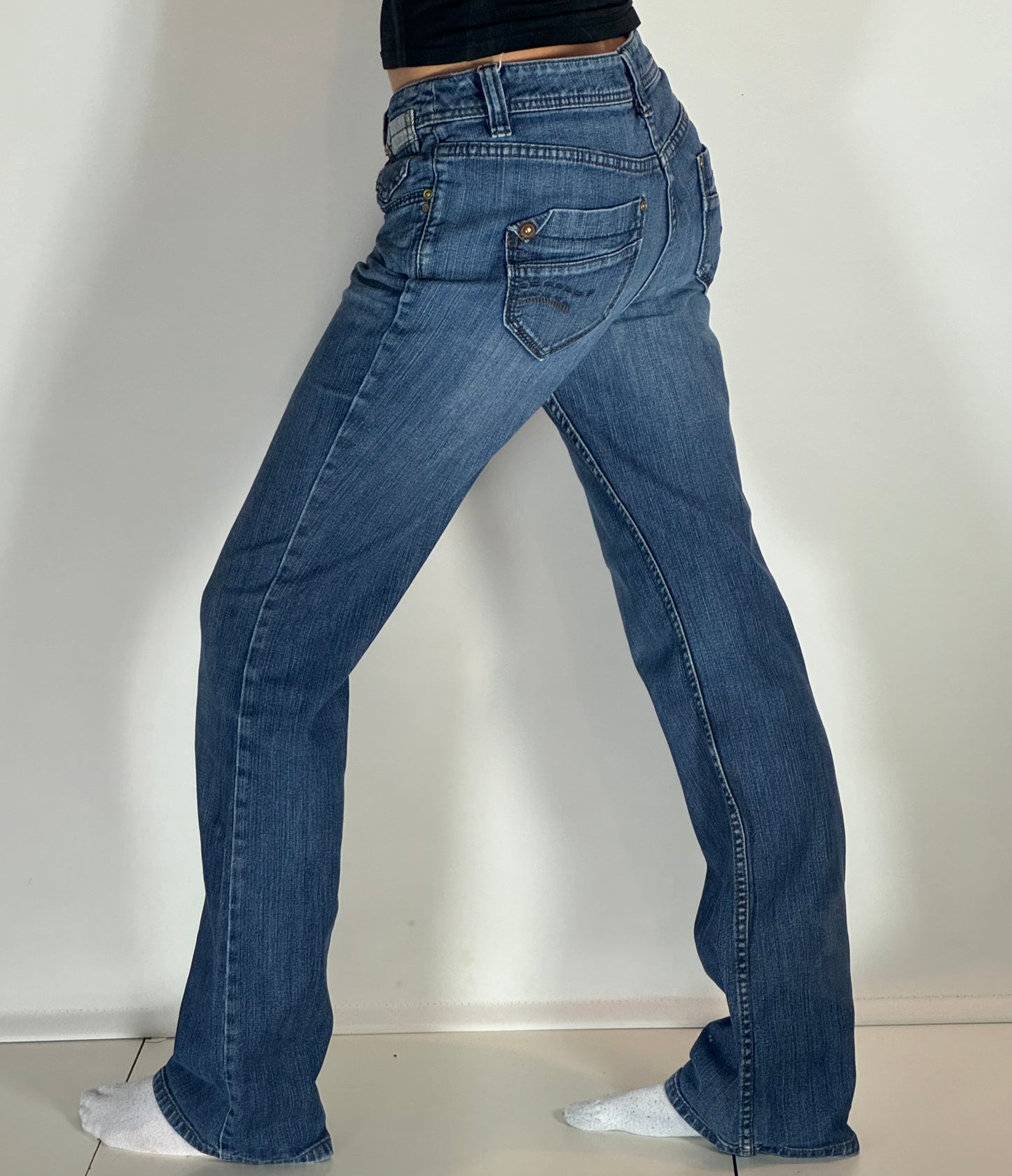 Lågmidjade jeans stl: S