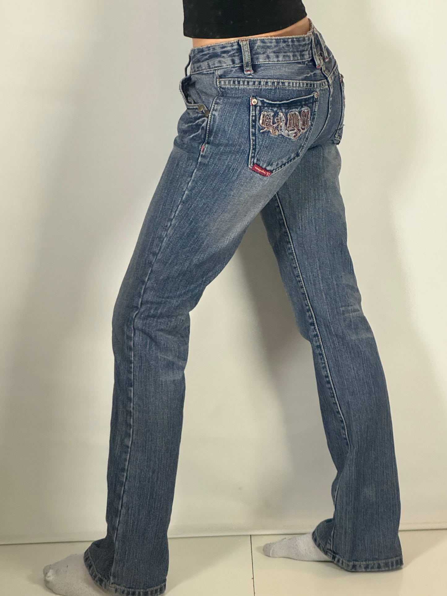 Lågmidjade jeans stl: S