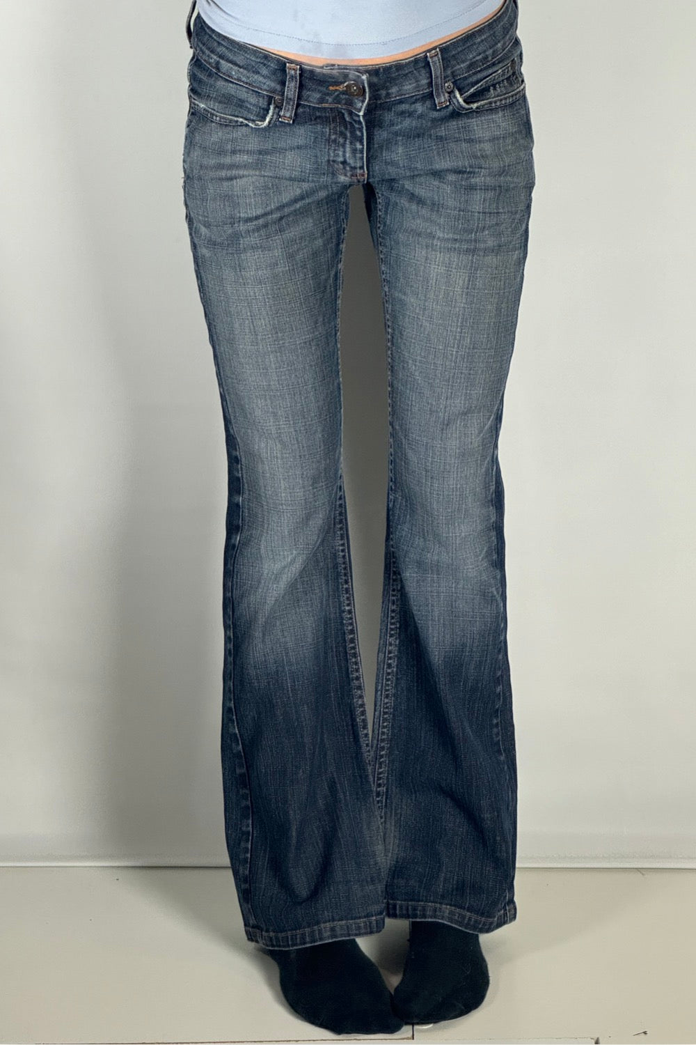 Lågmidjade jeans stl: S