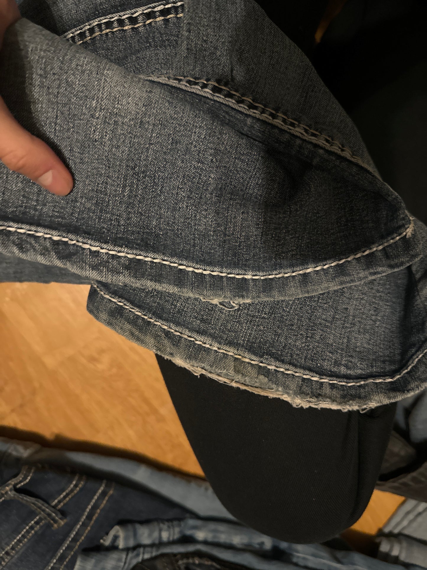 Lågmidjade jeans stl: S