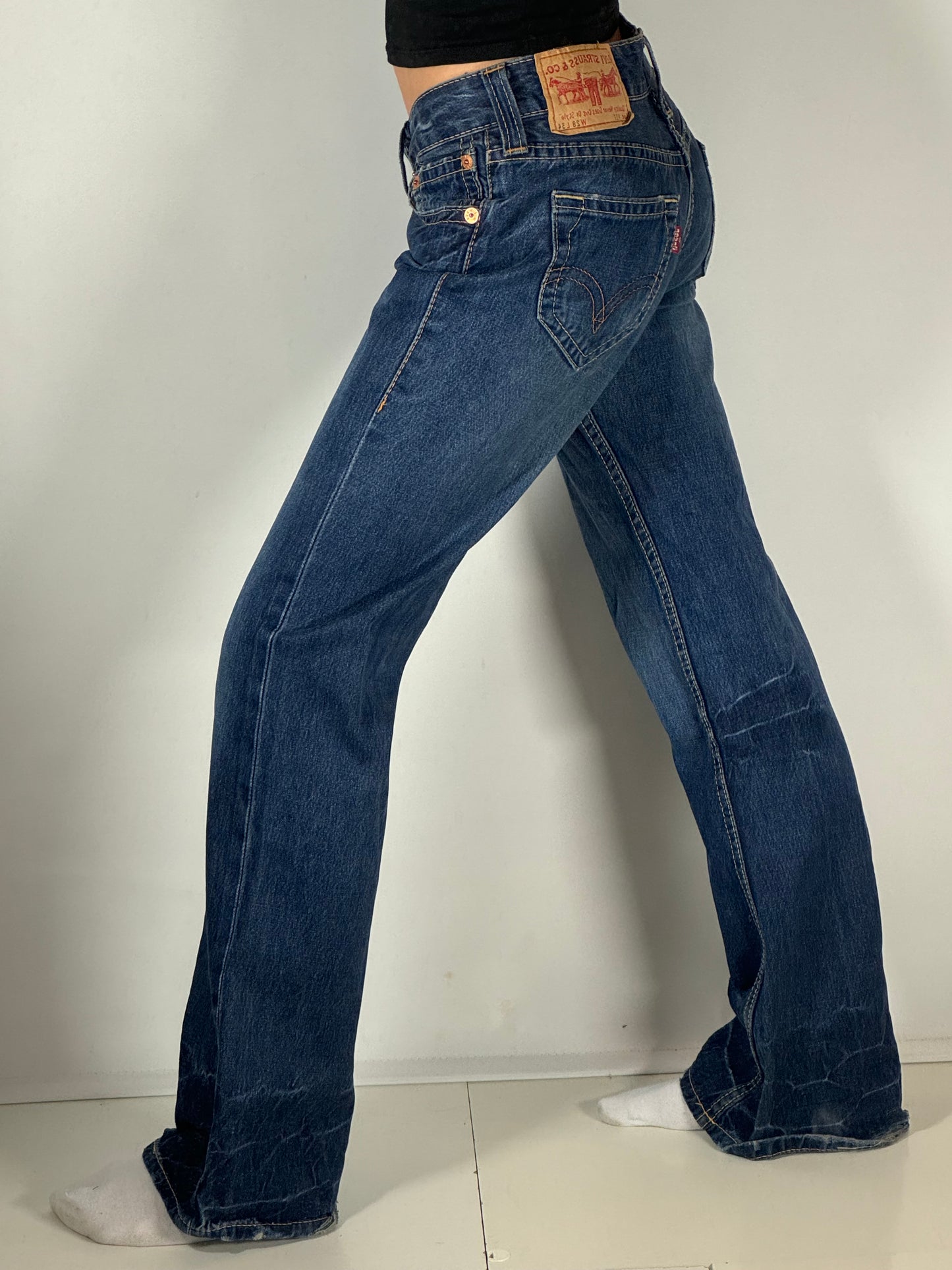 Lågmidjade jeans stl: S