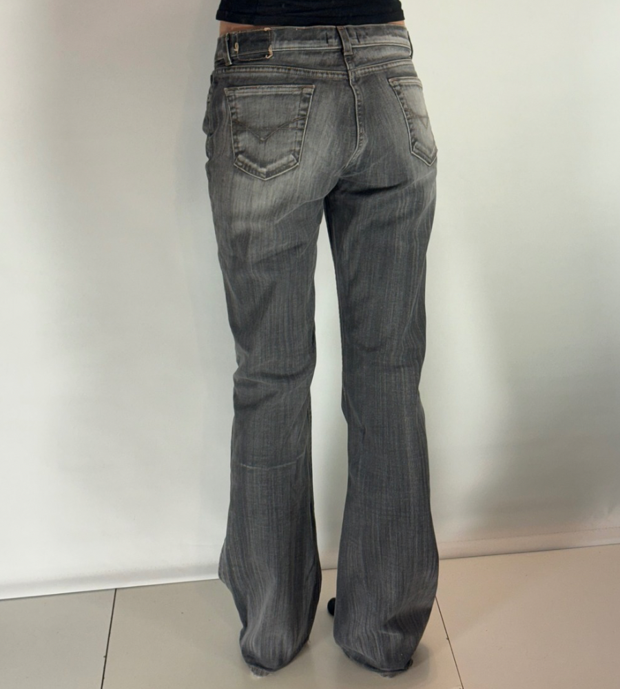 Lågmidjade jeans–stl: S