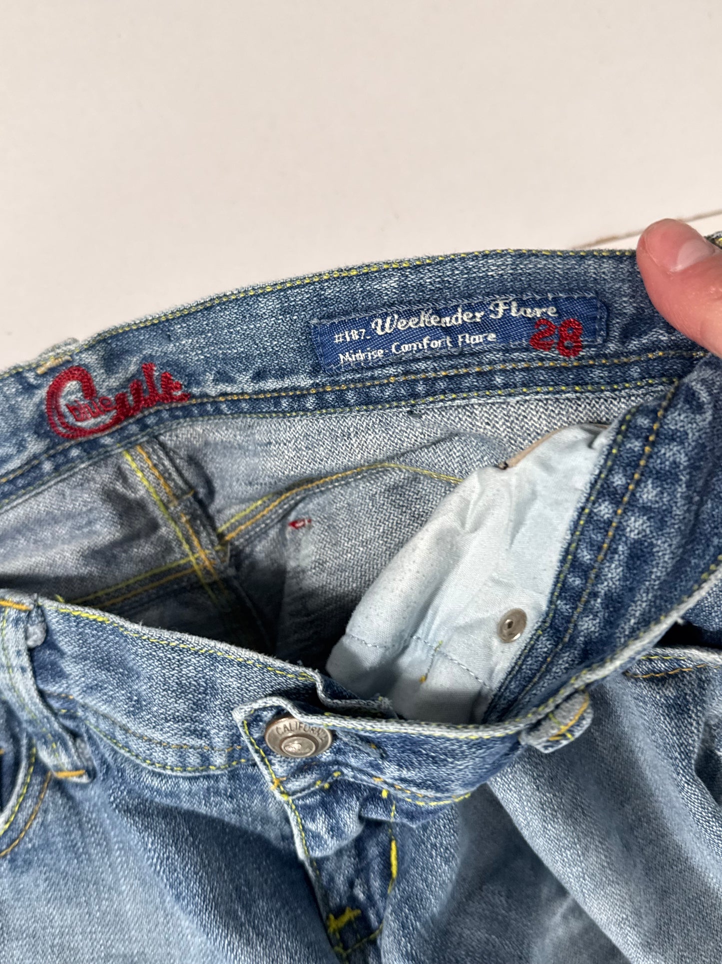 Lågmidjade jeans stl: S/M