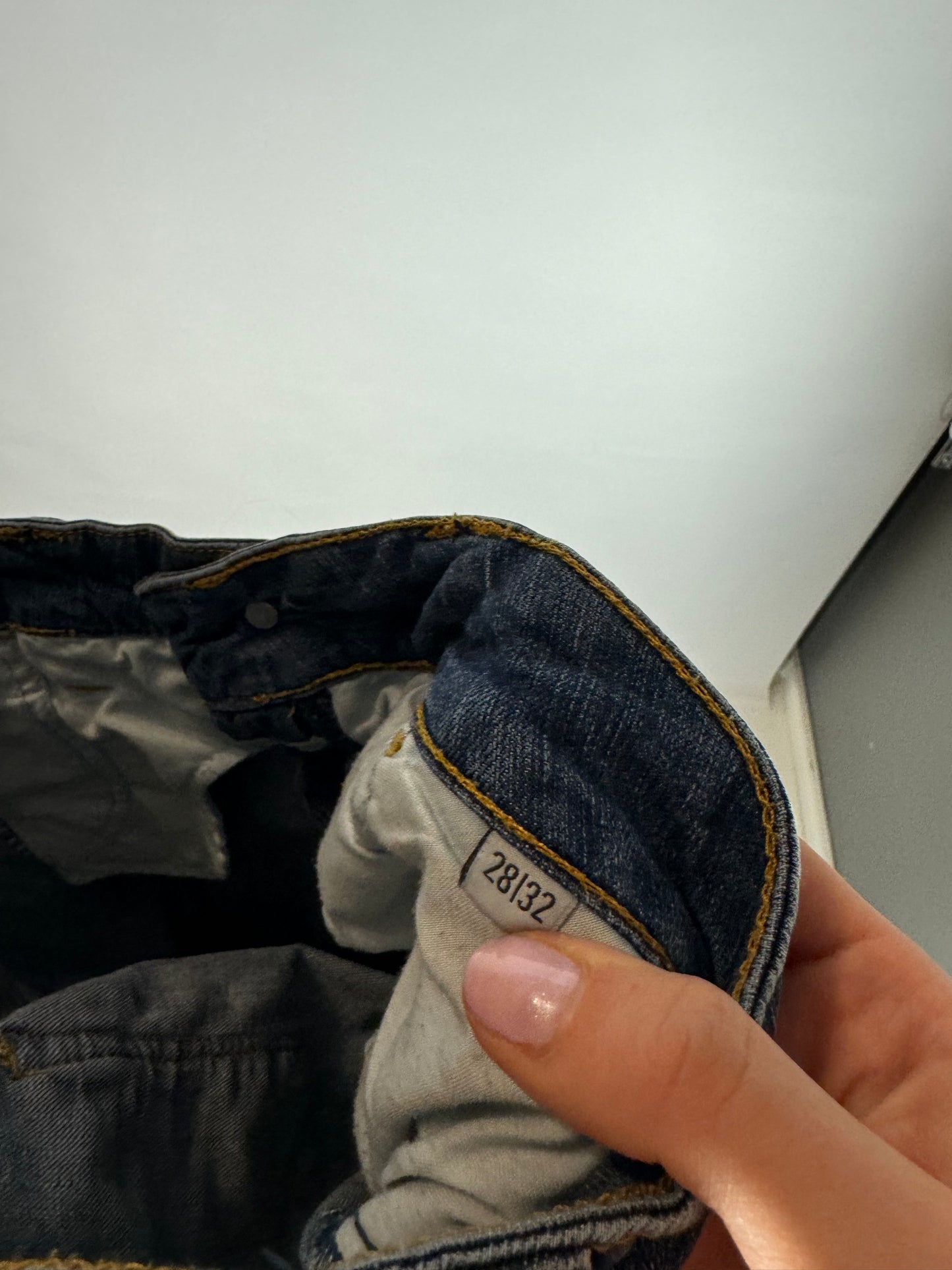 Lågmidjade jeans stl: S