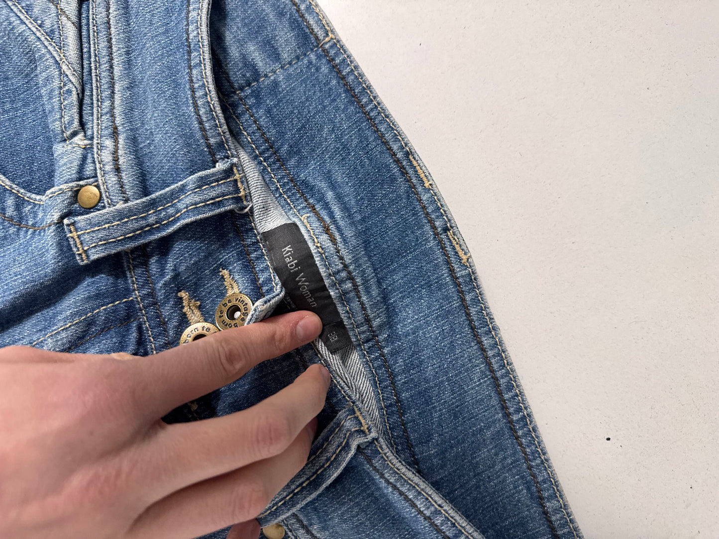 Lågmidjade jeans stl: S