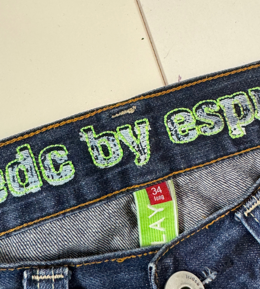 Lågmidjade jeans–stl: XS