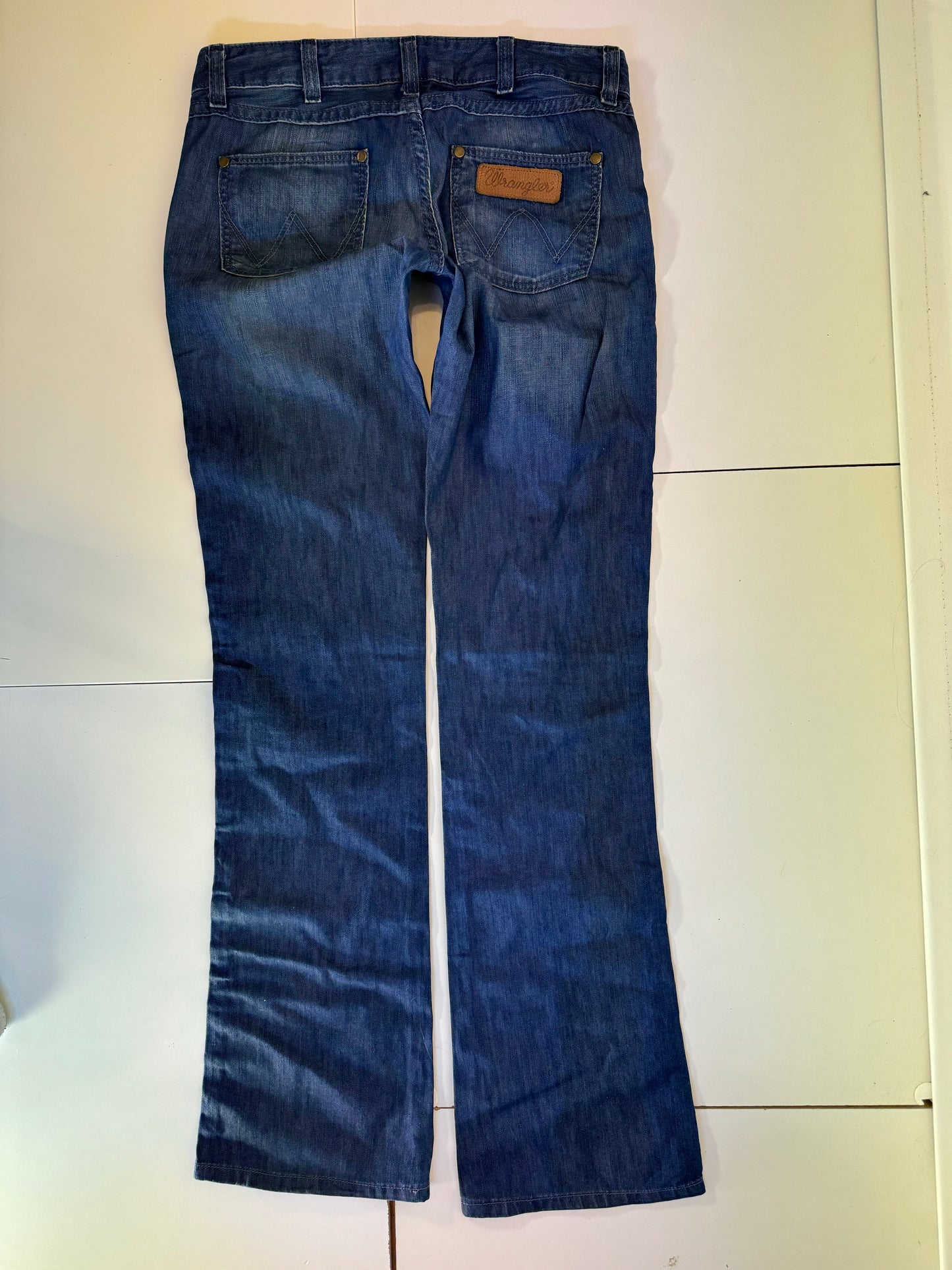 Lågmidjade jeans–stl: S