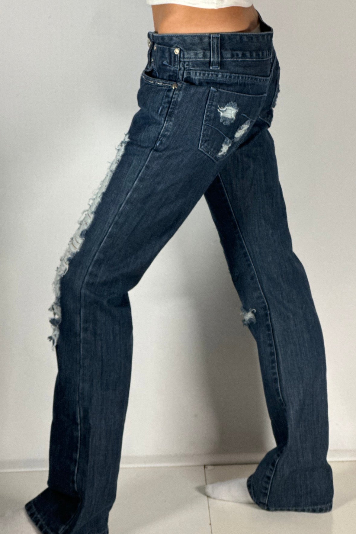 Lågmidjade jeans stl: S/M