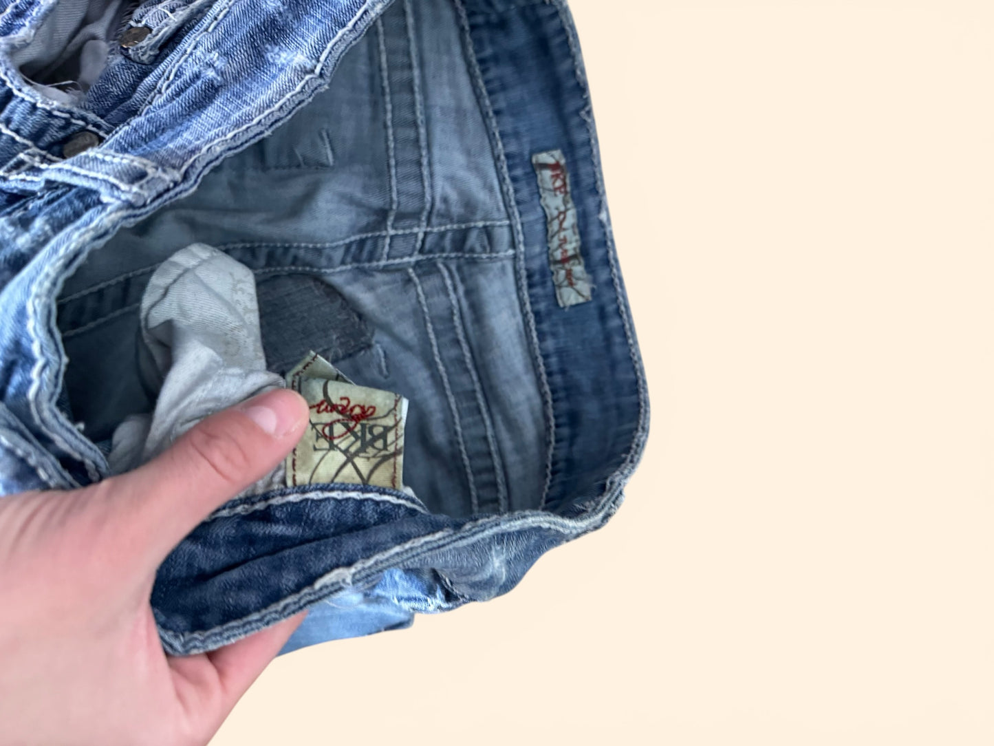 Lågmidjade jeans stl: XS/S