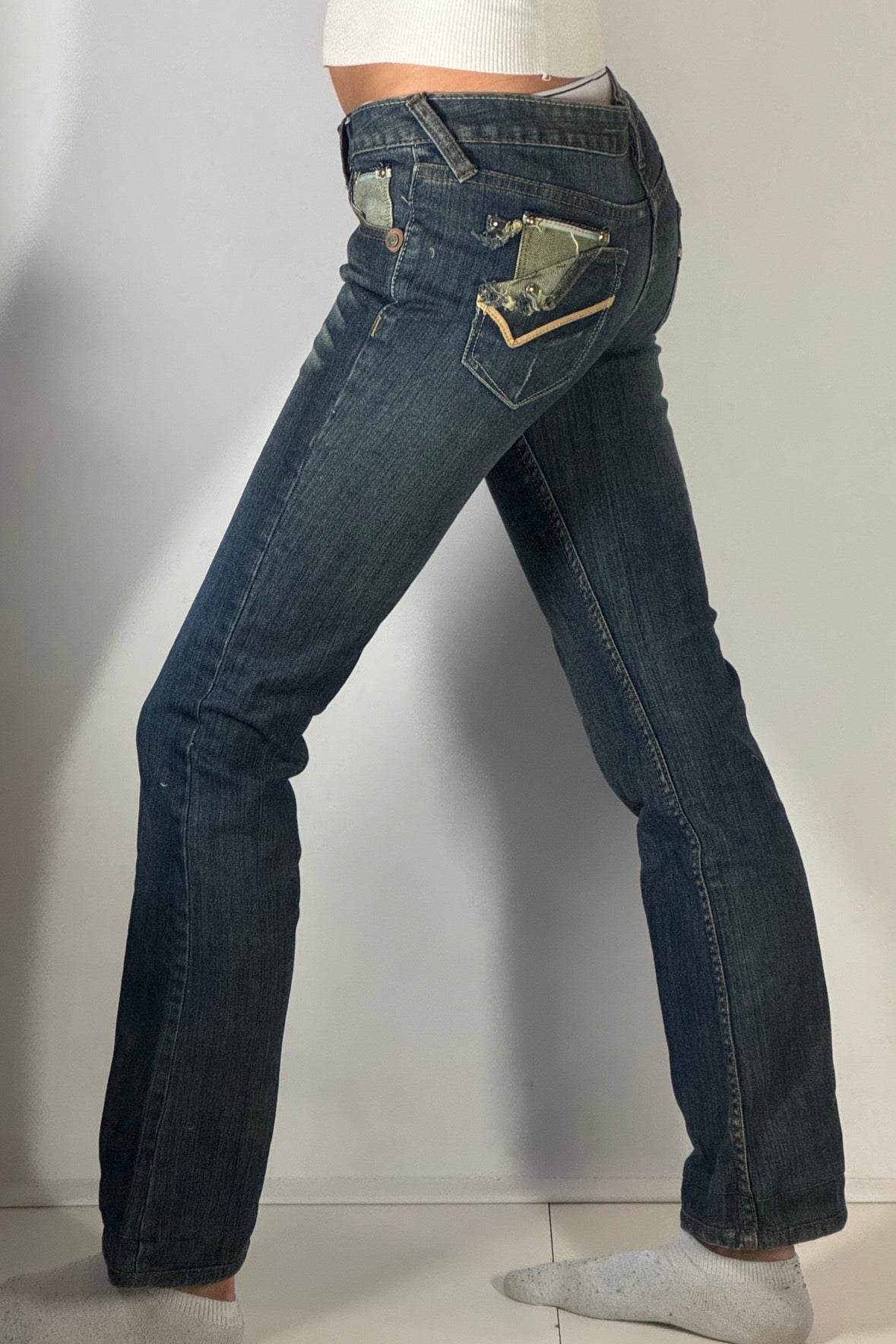 Lågmidjade jeans stl: XS