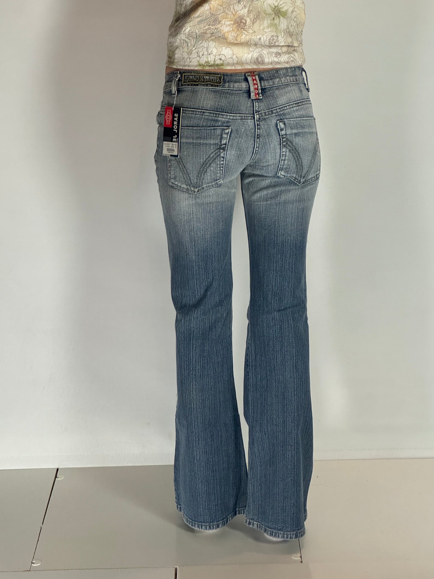 Lågmidjade jeans–stl: XS