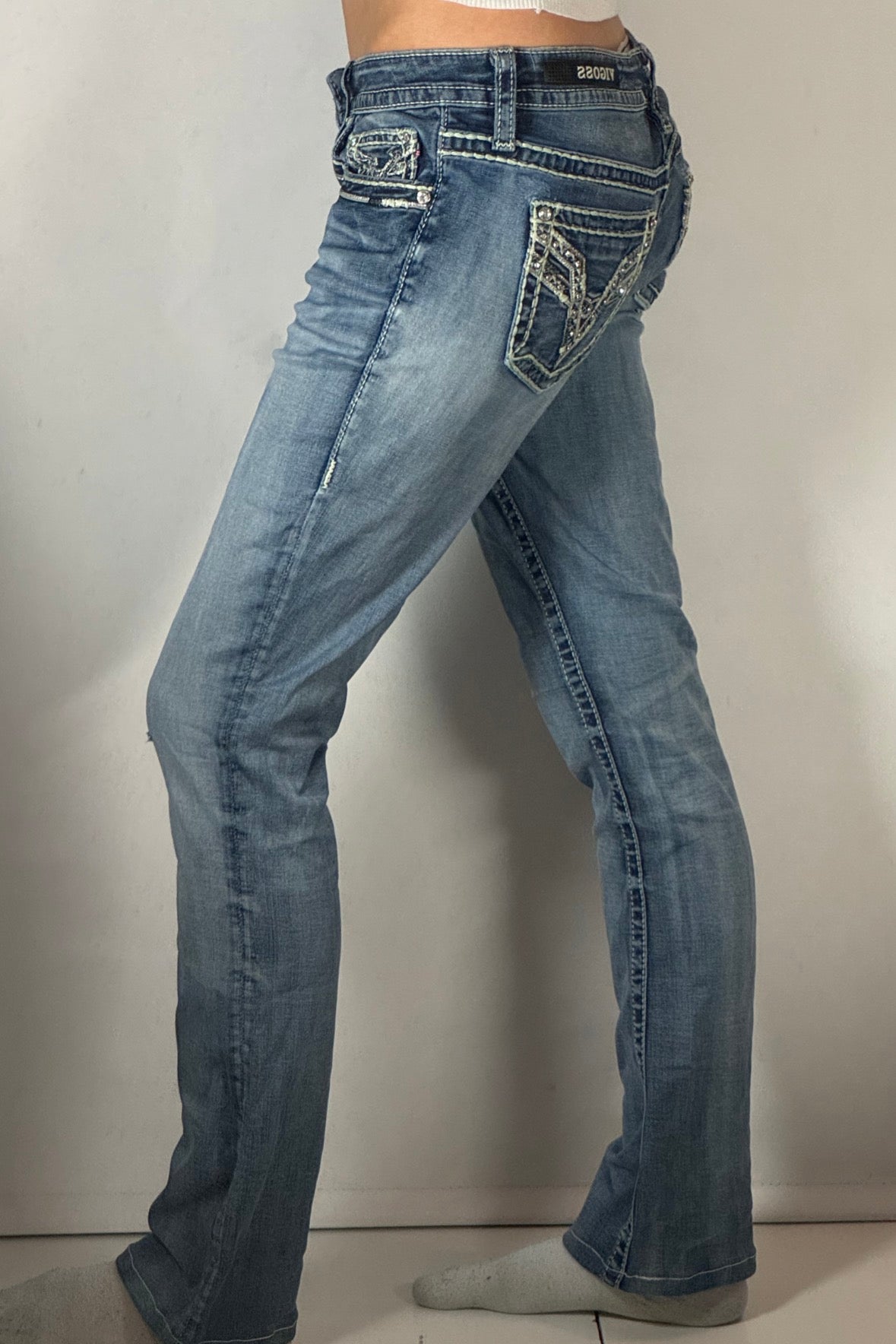 Lågmidjade jeans stl: XS