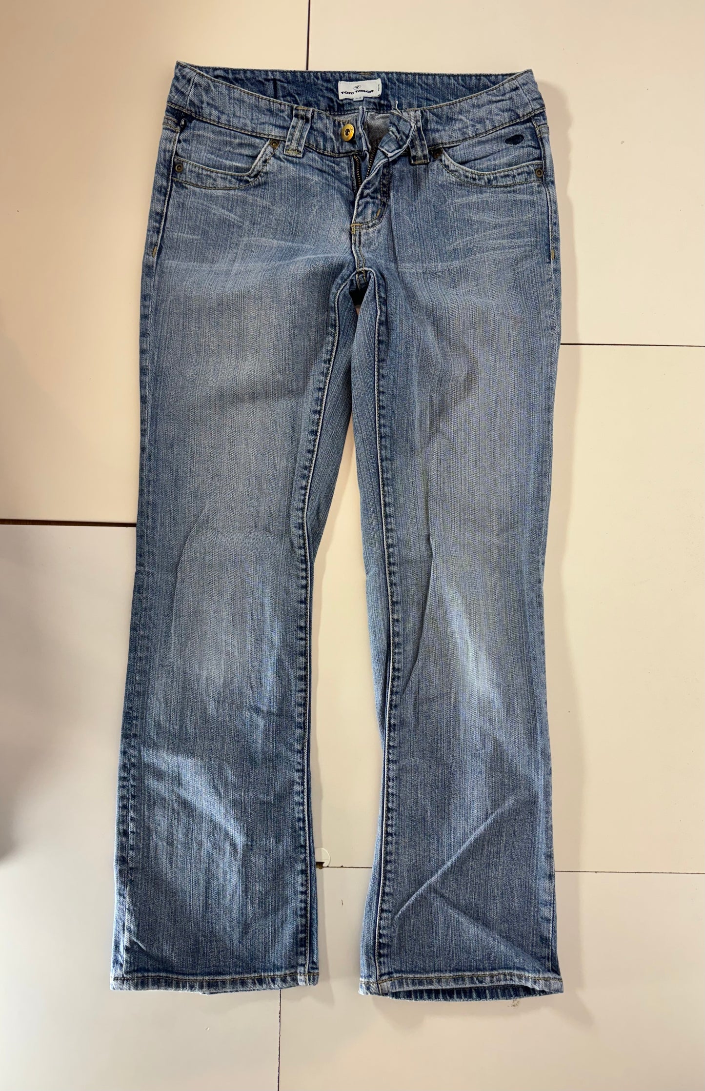 Lågmidjade jeans–stl: S