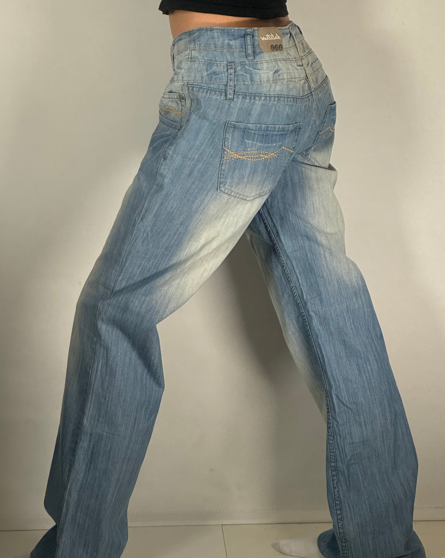 Lågmidjade jeans stl: M