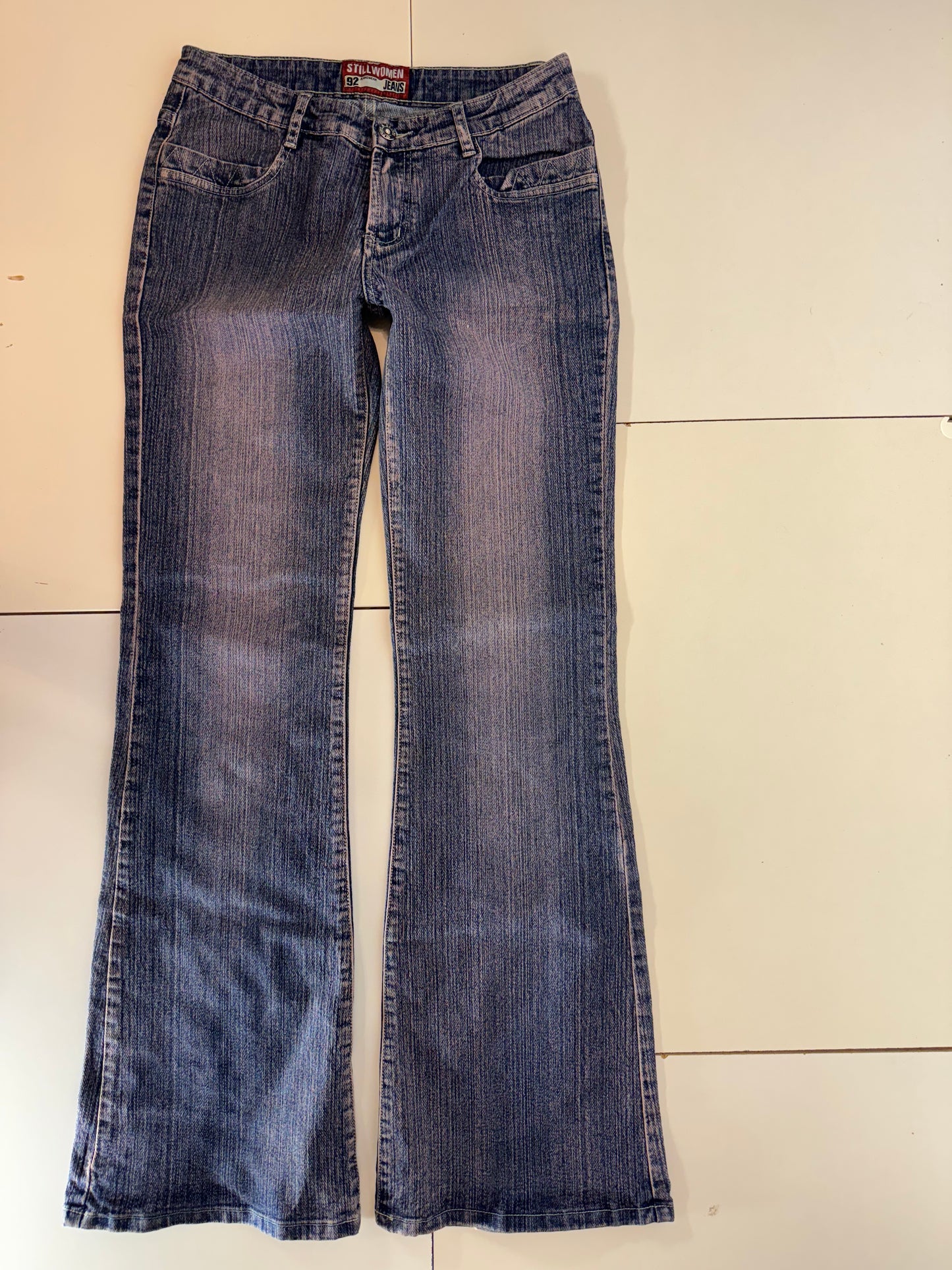 Lågmidjade jeans–stl: XS