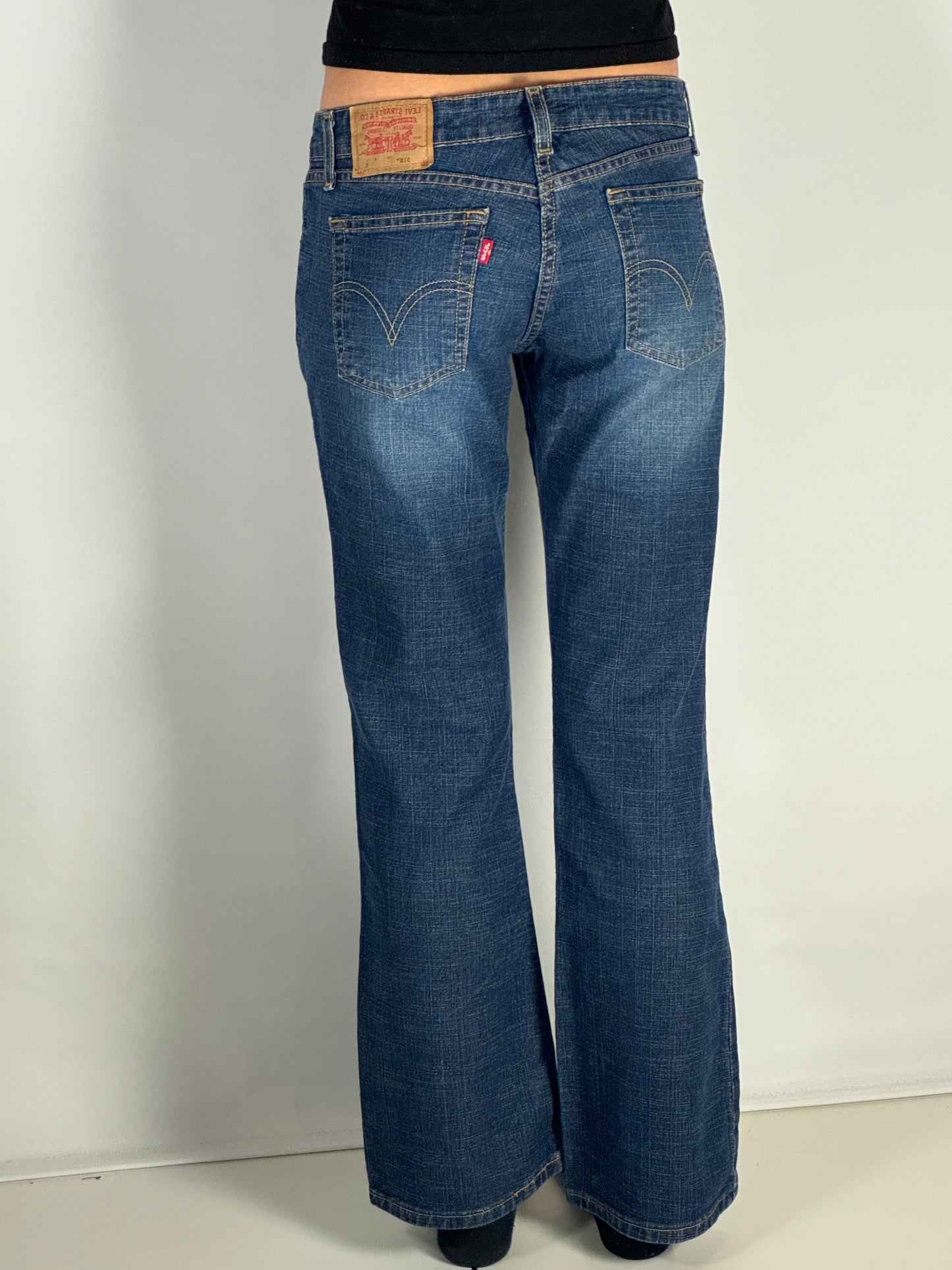 Lågmidjade jeans stl: S