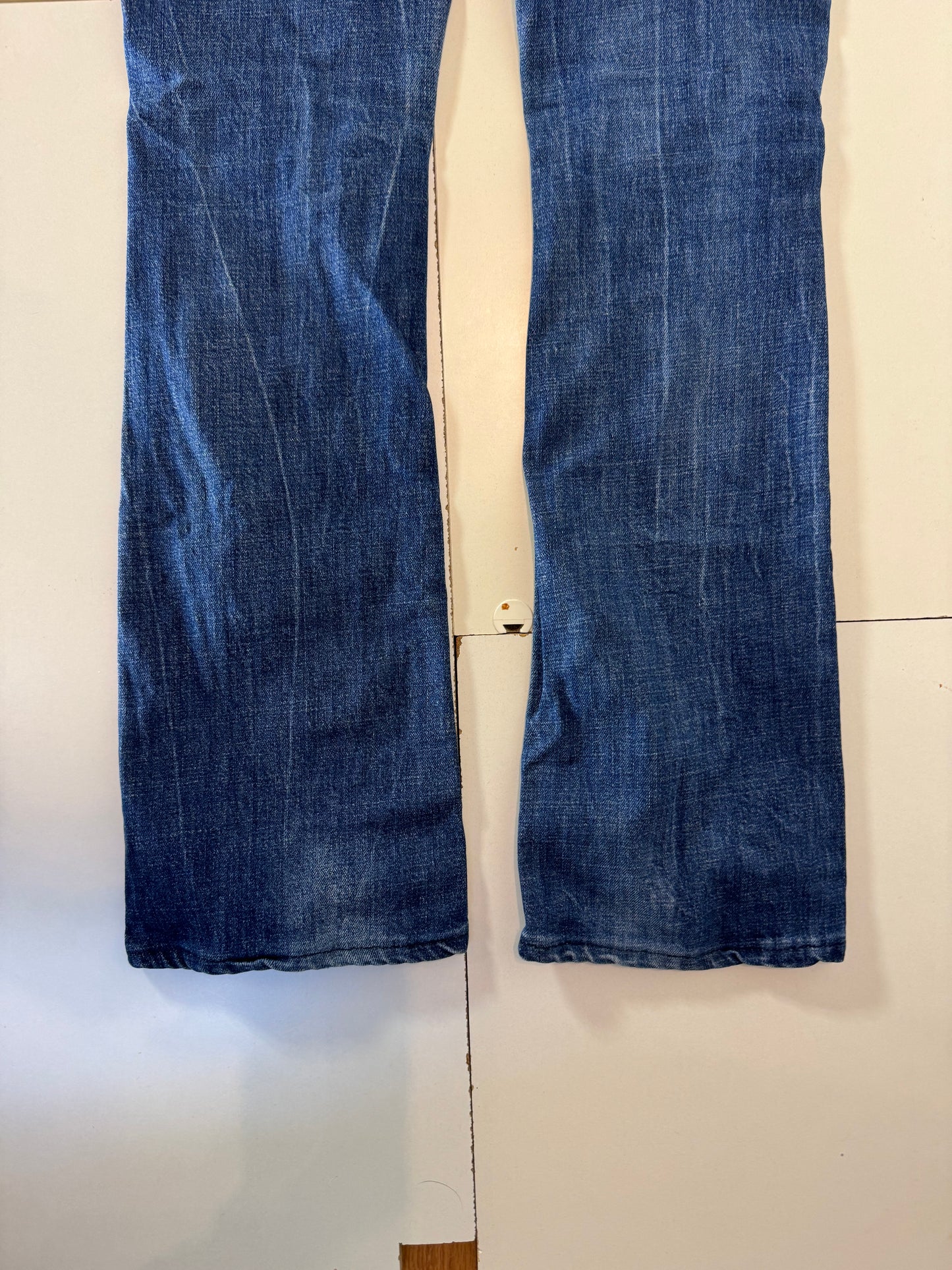 Lågmidjade jeans–stl: S