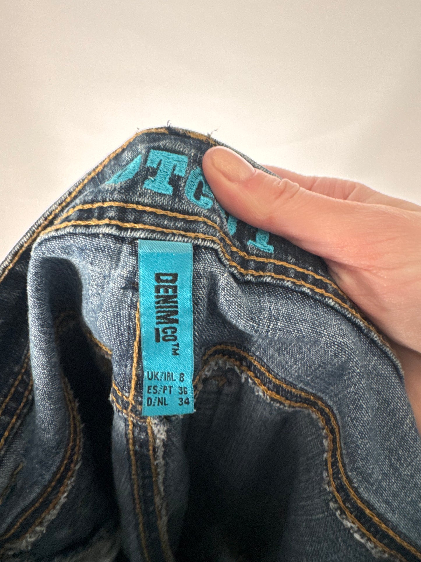 Lågmidjade jeans stl: XS