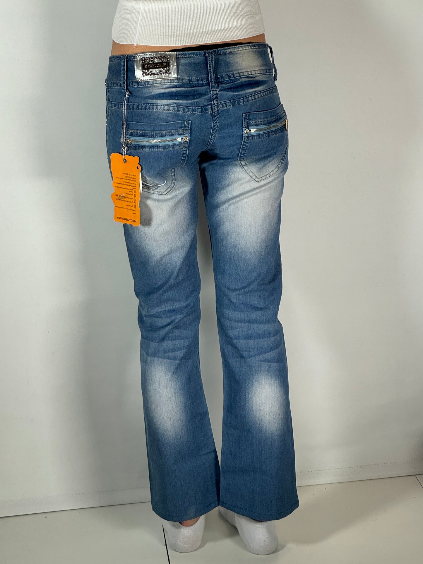 Lågmidjade jeans stl: S
