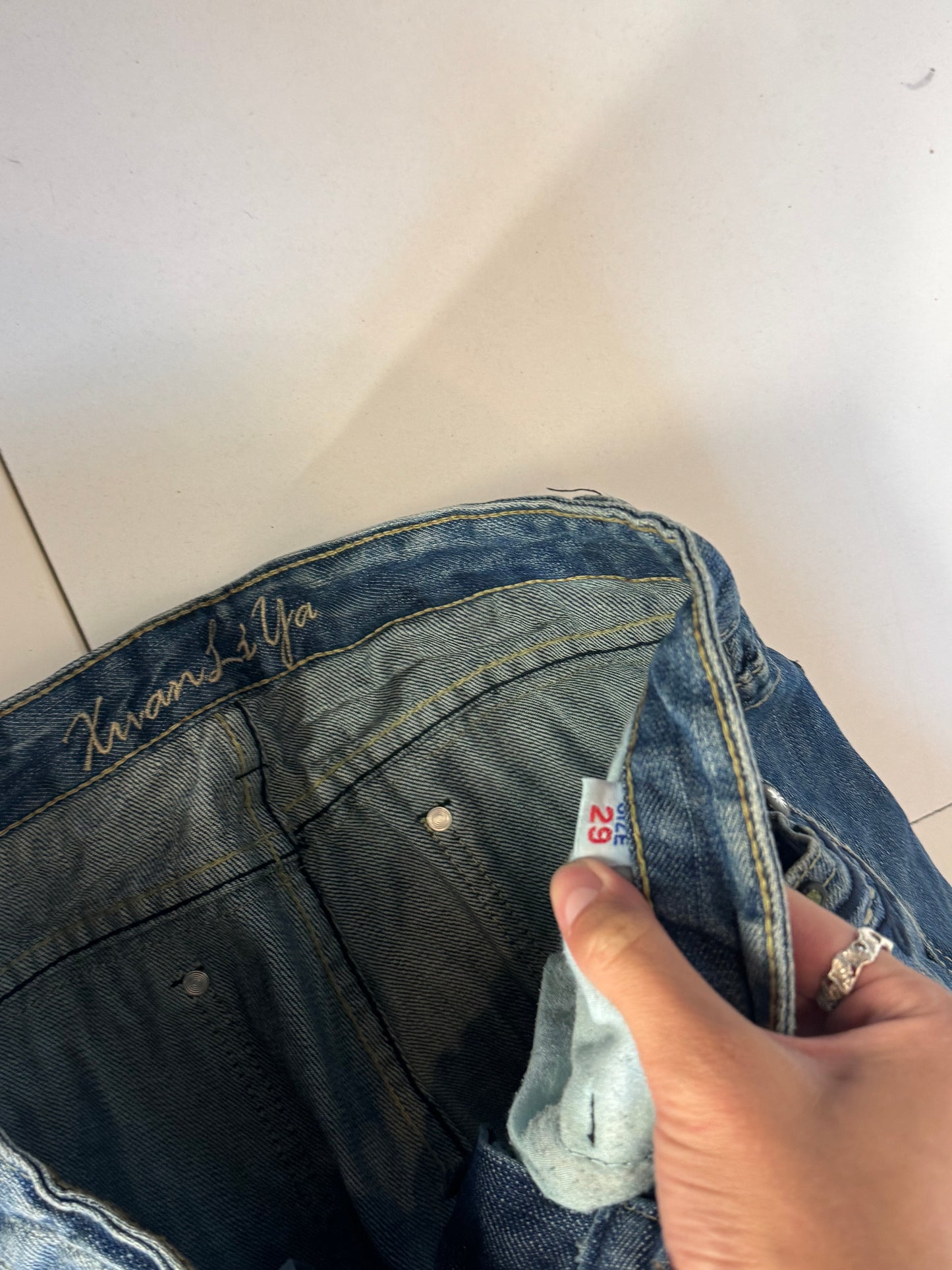 Lågmidjade jeans stl: S