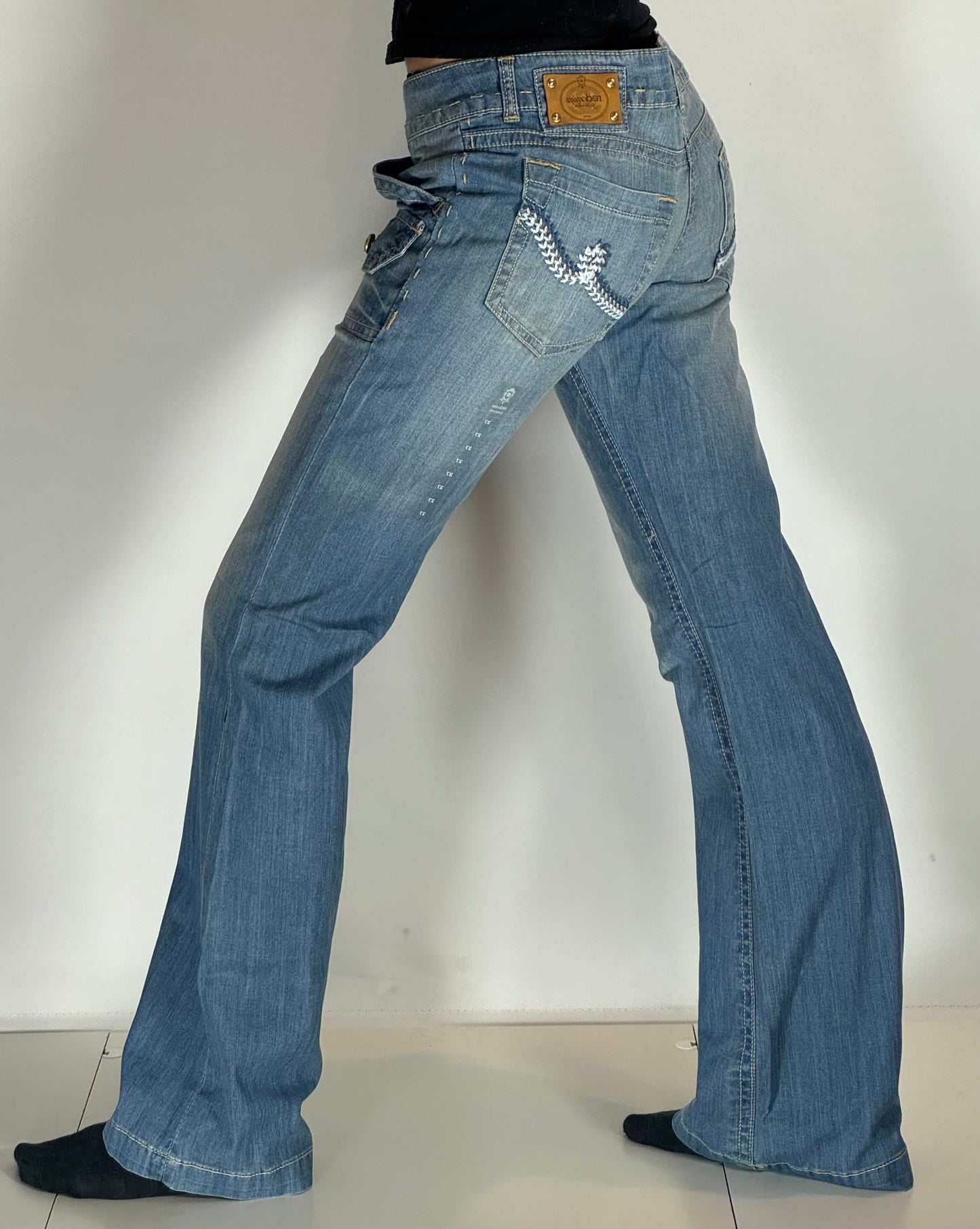 Lågmidjade jeans stl: S