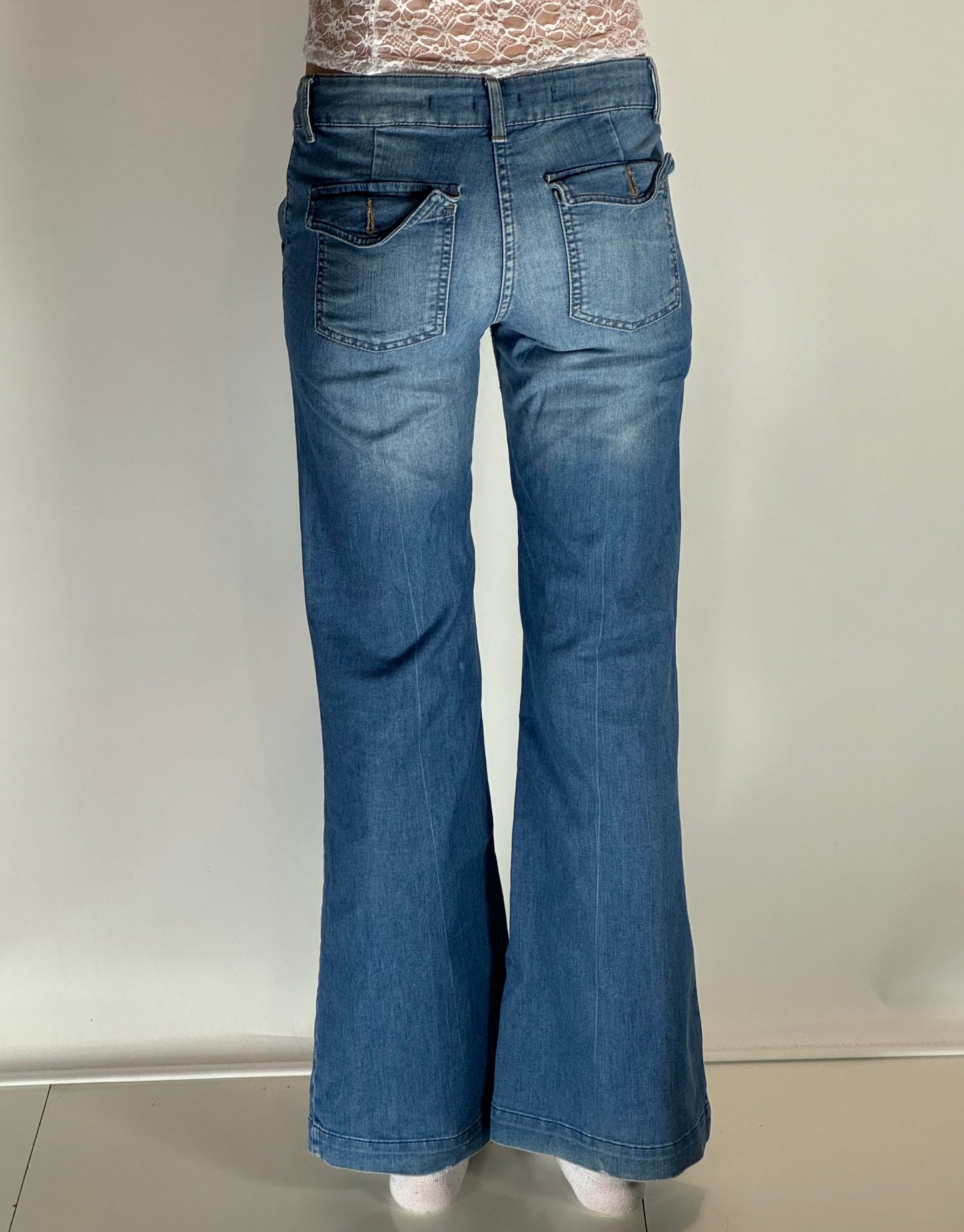Lågmidjade jeans stl: M