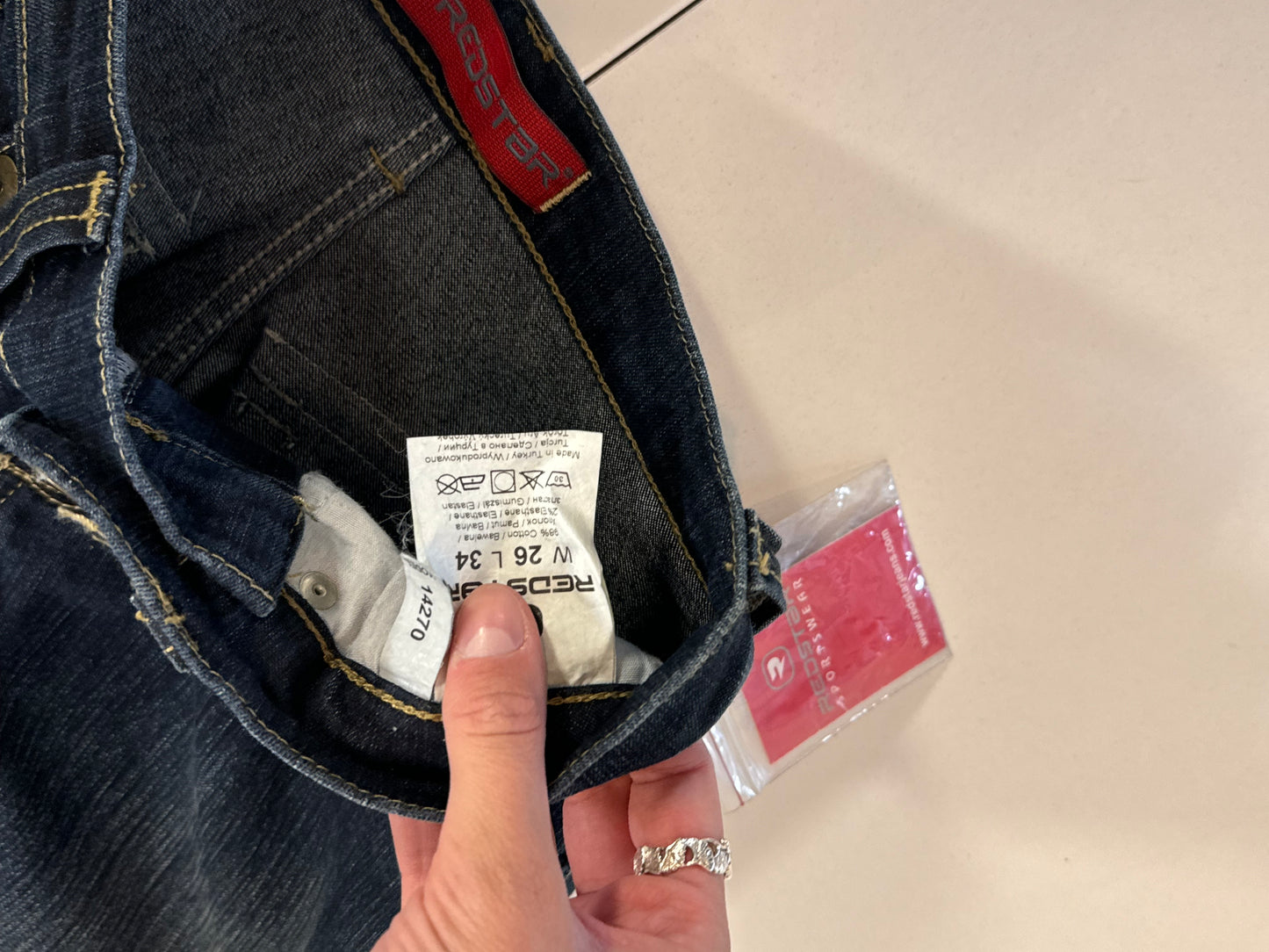 Utsvängda jeans stl: XXS