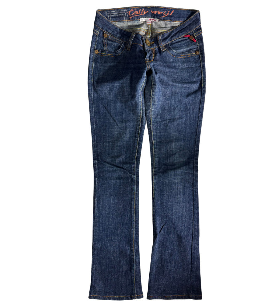 Lågmidjade jeans–stl: XXS