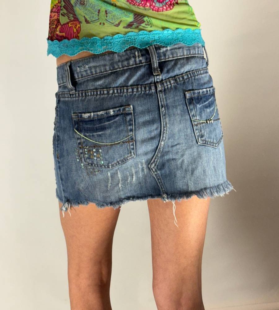 Jeans kjol–stl: XS