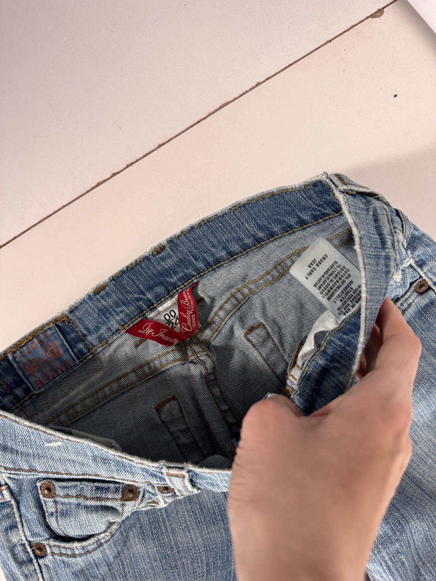 Lågmidjade jeans stl: XXS