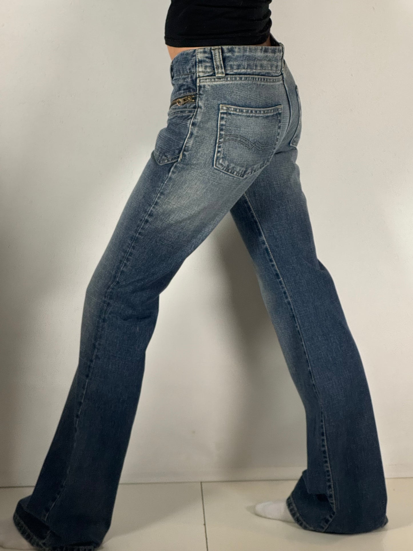 Lågmidjade jeans stl: XS