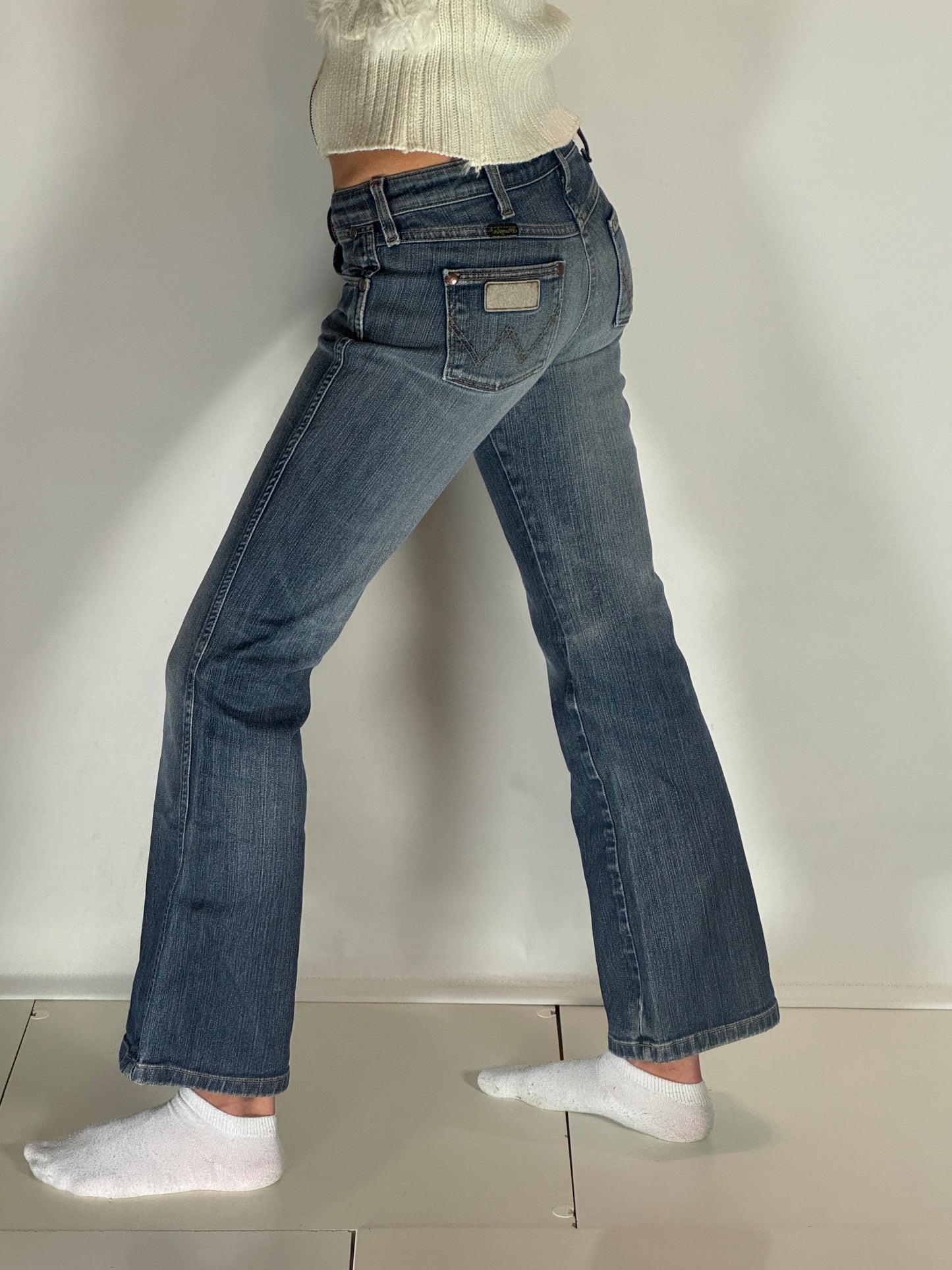 Lågmidjade jeans–stl: XS