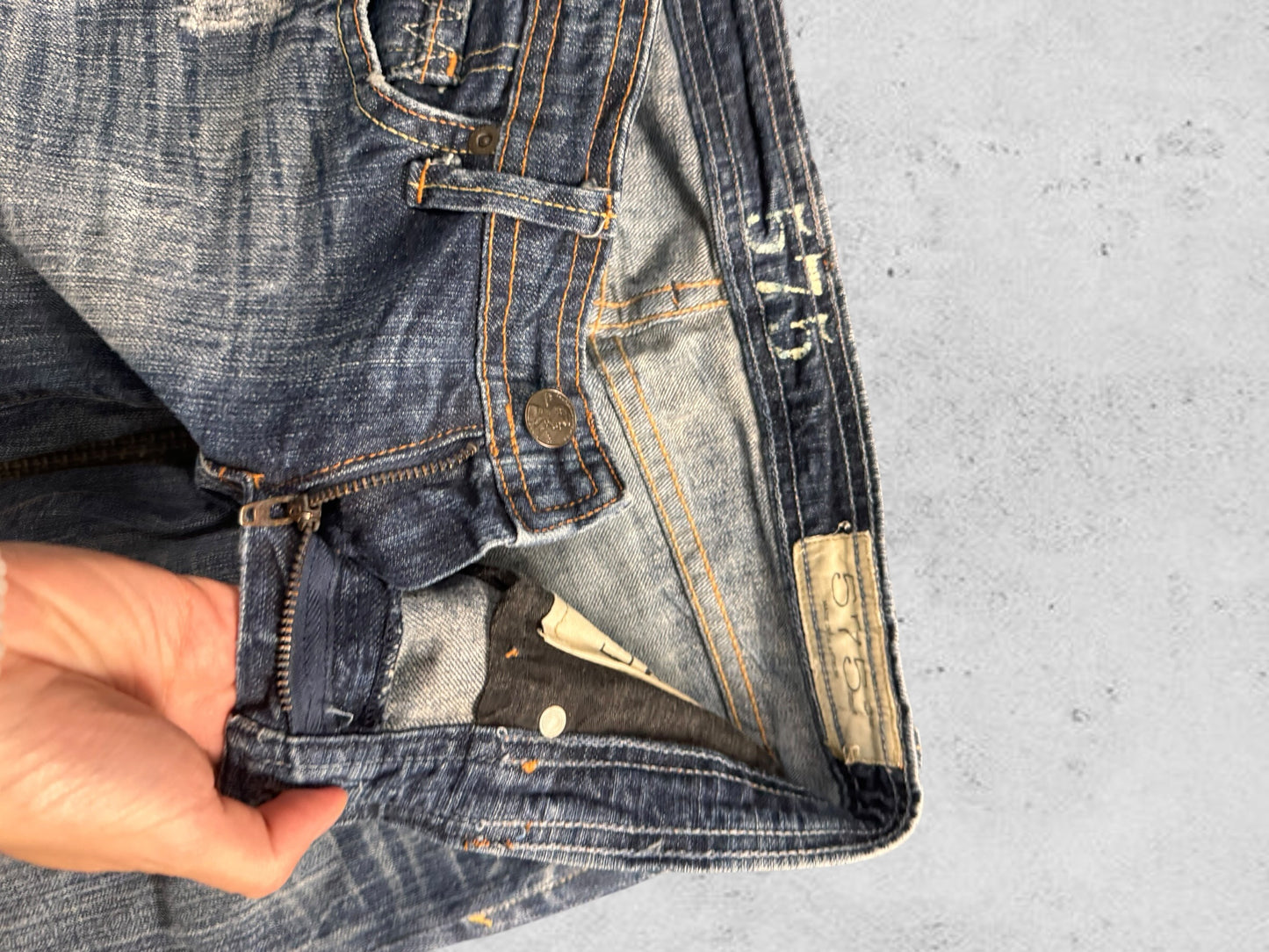 Lågmidjade jeans stl: XXS