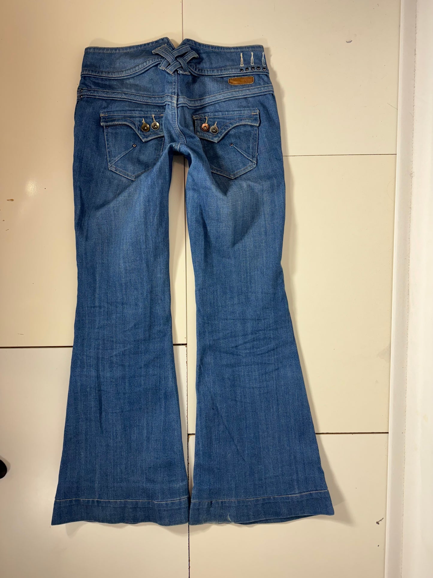 Lågmidjade jeans stl: S