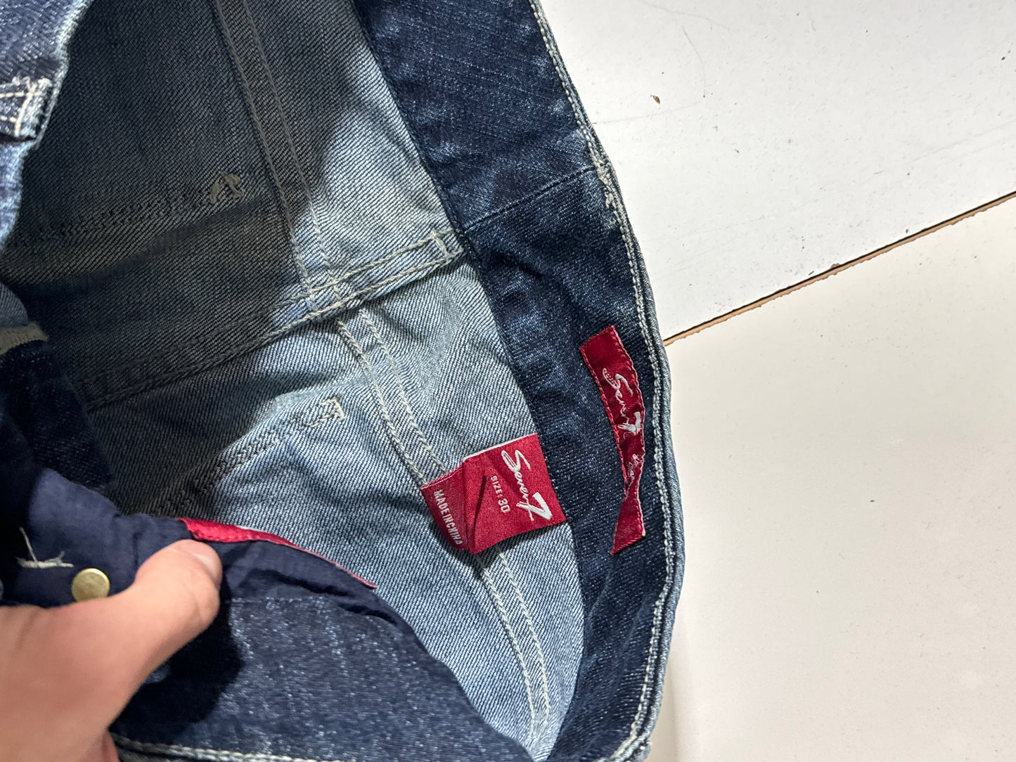 Lavtaljede jeans str: S