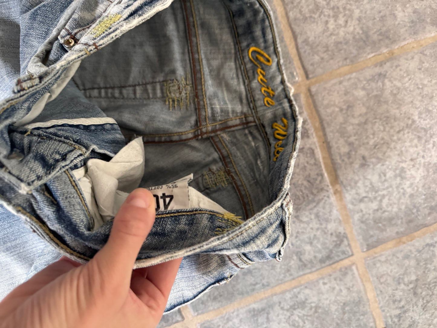 Lågmidjade jeans stl: XS