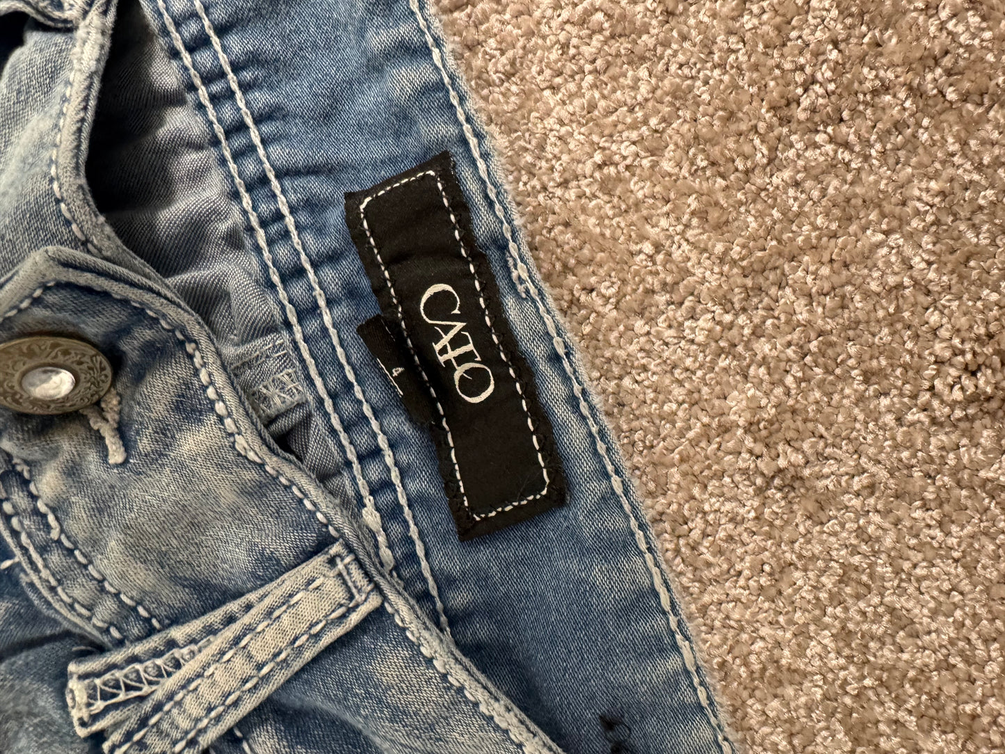 Lågmidjade jeans stl: XS